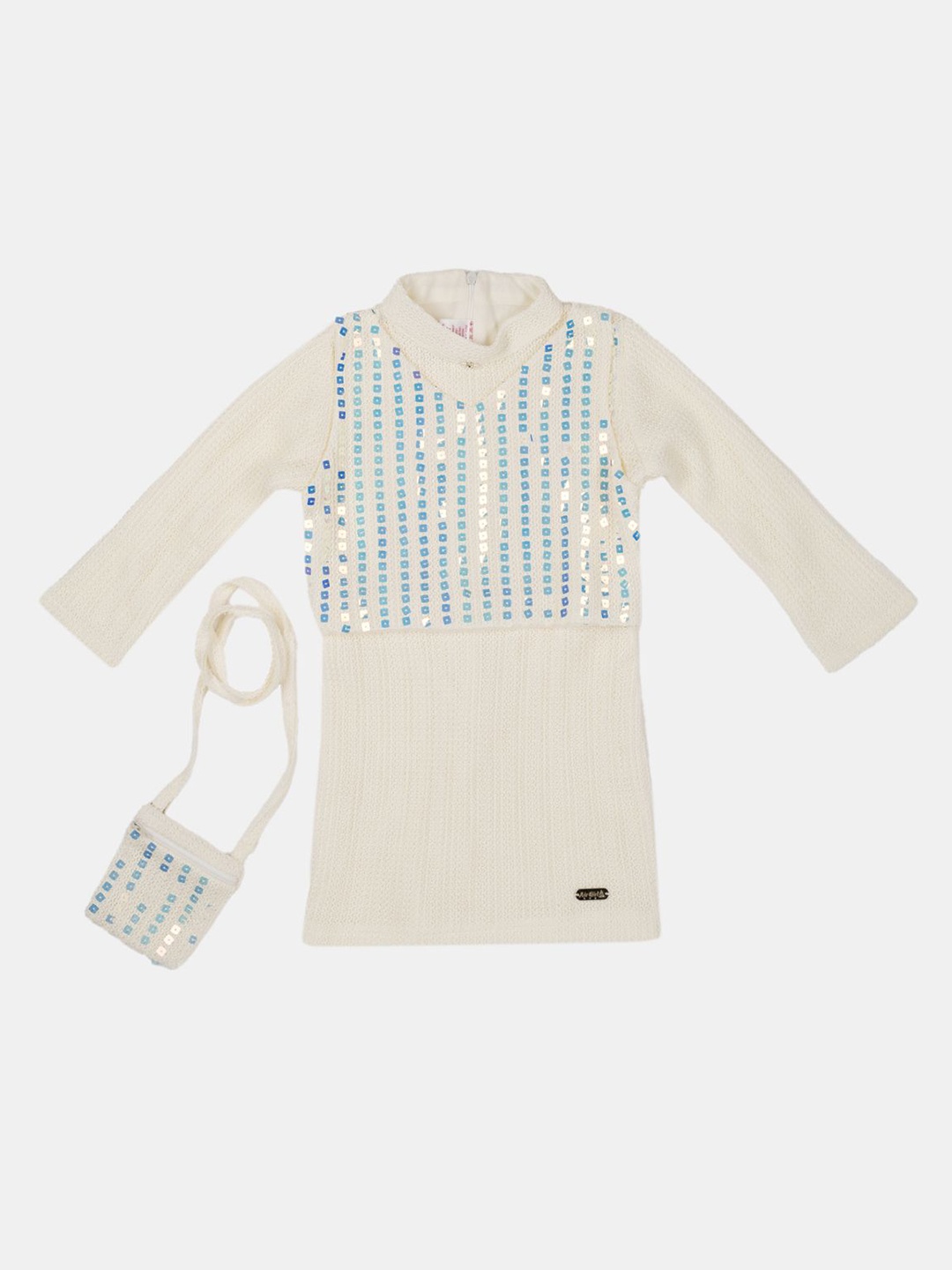 

Albion By CnM Girls A-Line Round Neck Dress, Cream