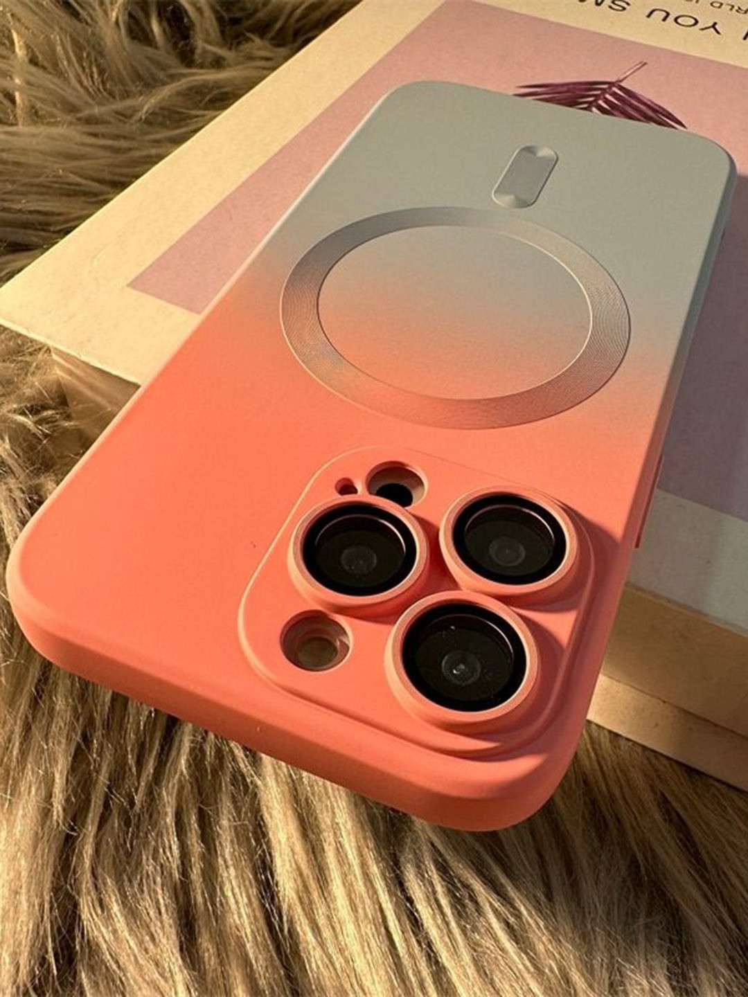 

Luxury Kase Solid Printed iPhone 15 Pro Max Back Case Mobile Accessories, Blue