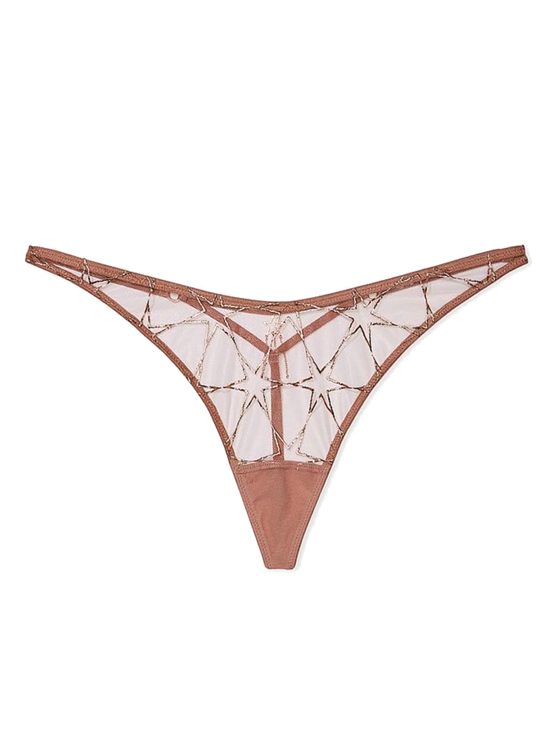 

Victoria's Secret Women Low Rise Inner Elastic Bikini Briefs, Brown