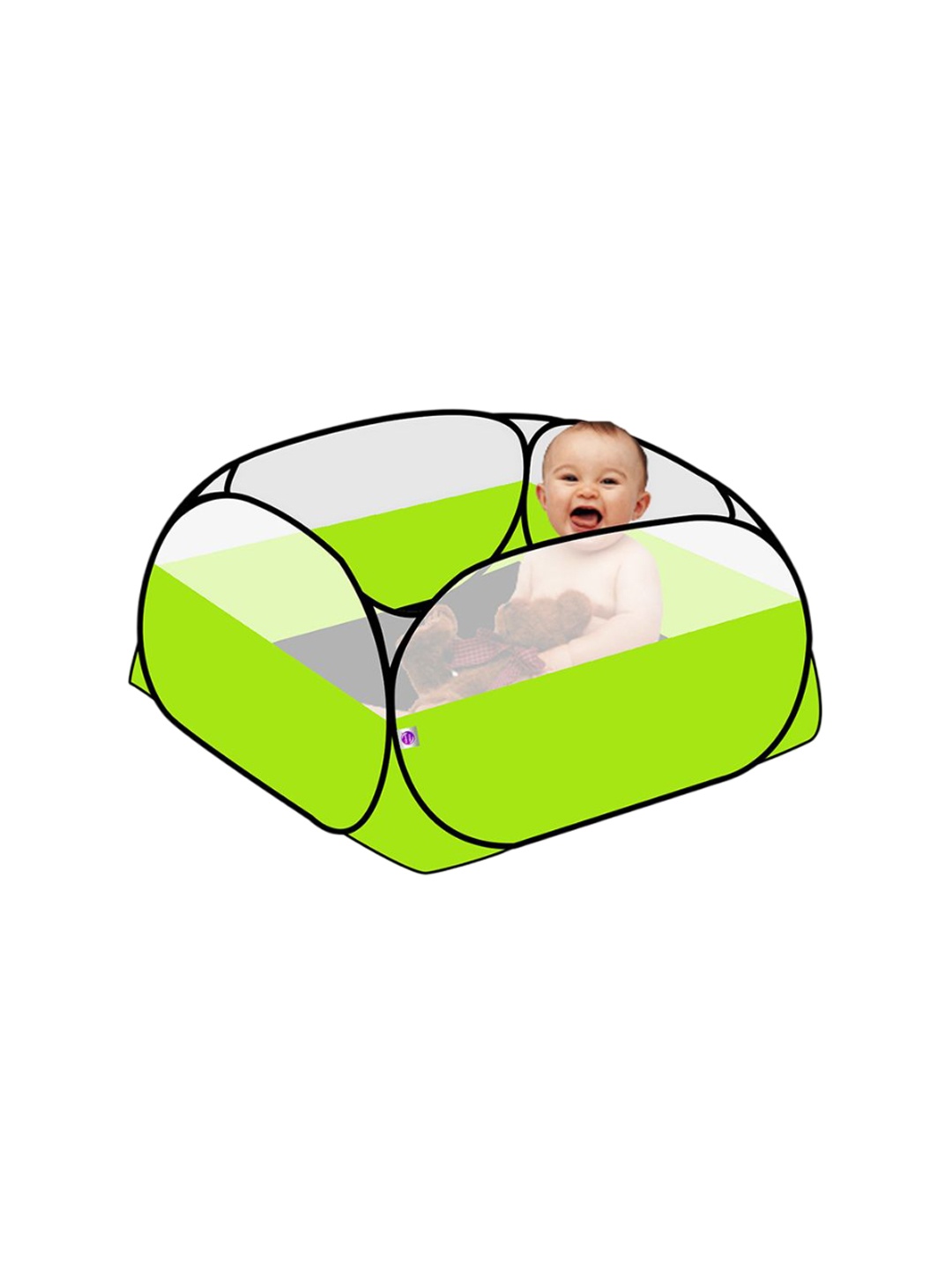 

Silver Shine Kids Without Ball Portable & Colorful Ball Pool Tent, Green