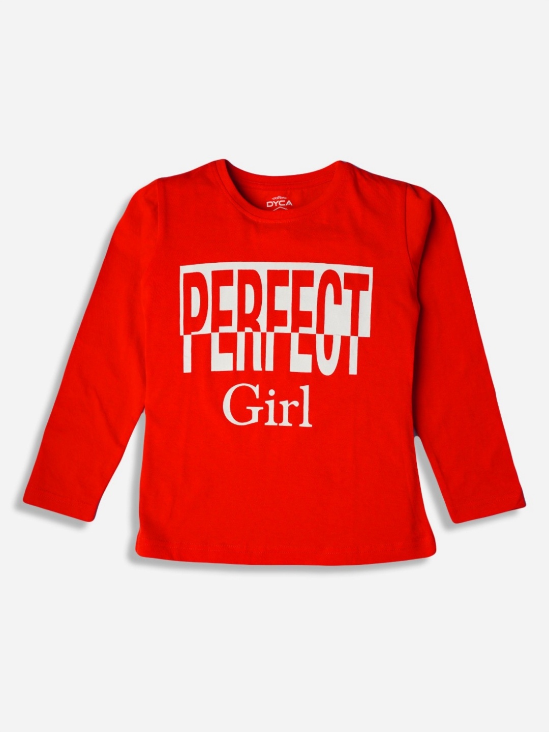 

Bodycare Girls Typography Printed Applique T-shirt, Red