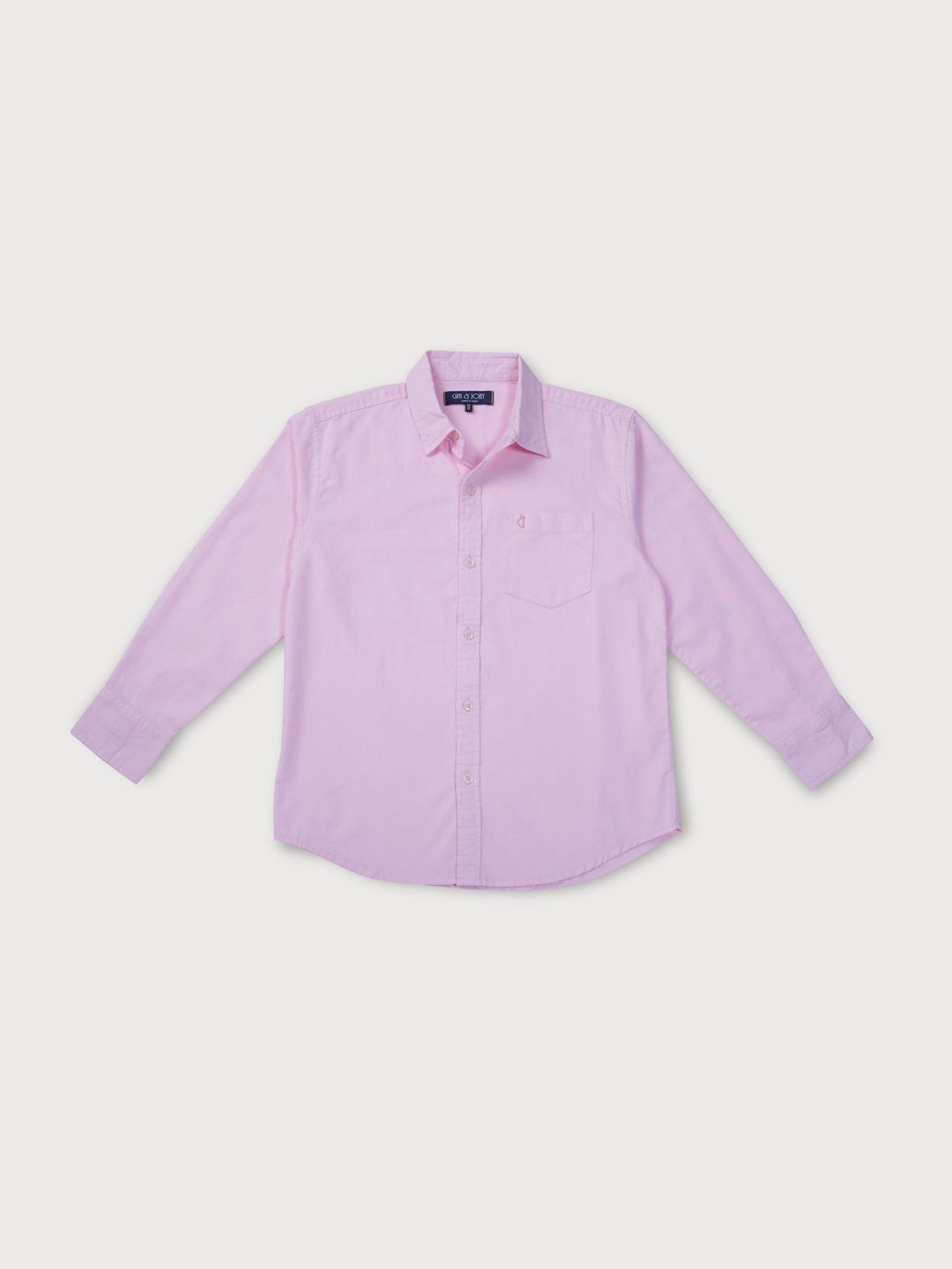 

Gini and Jony Boys Standard Opaque Casual Shirt, Pink