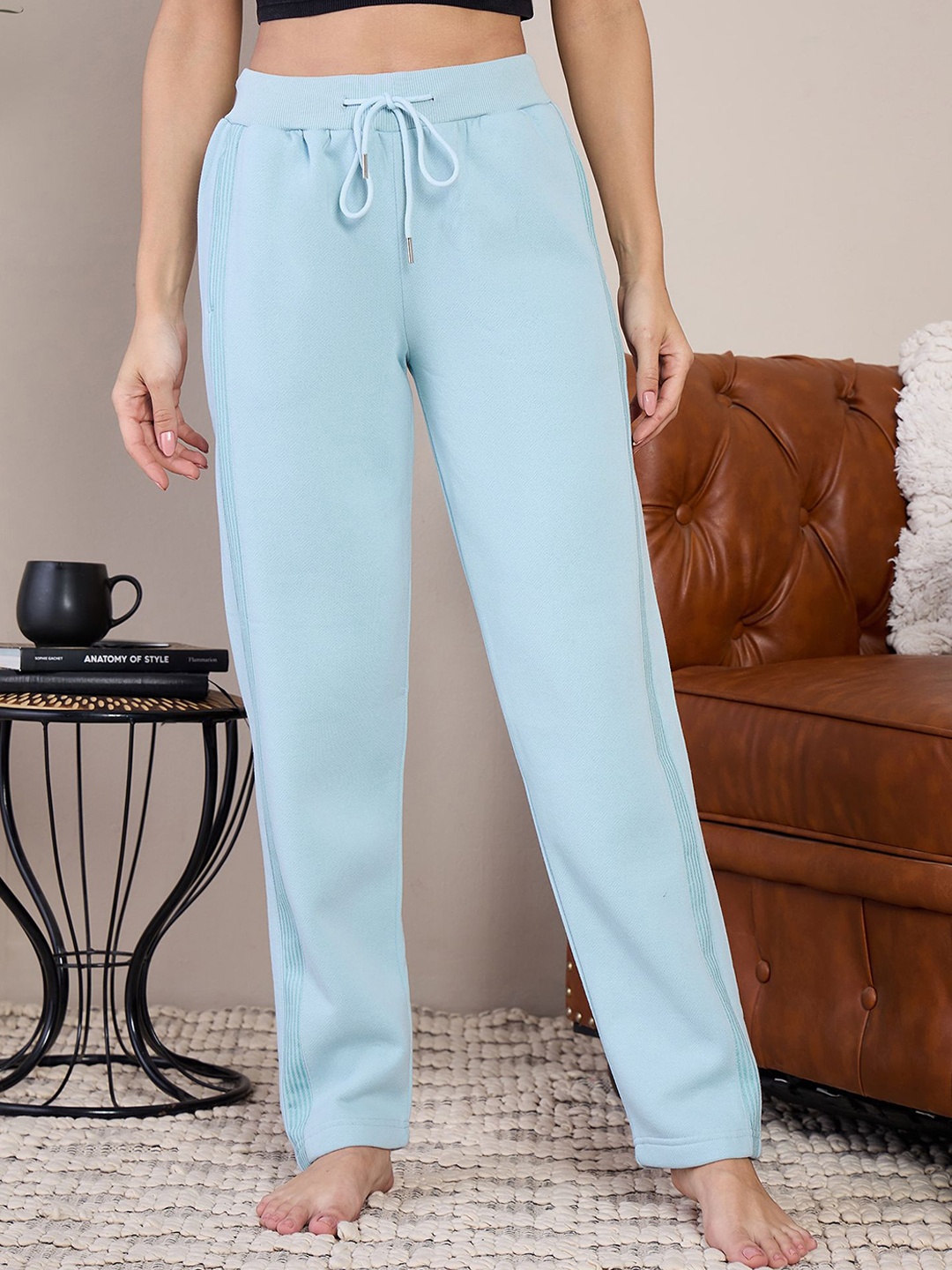 

July Women Regular Fit Storm-Fit Track Pants, Blue