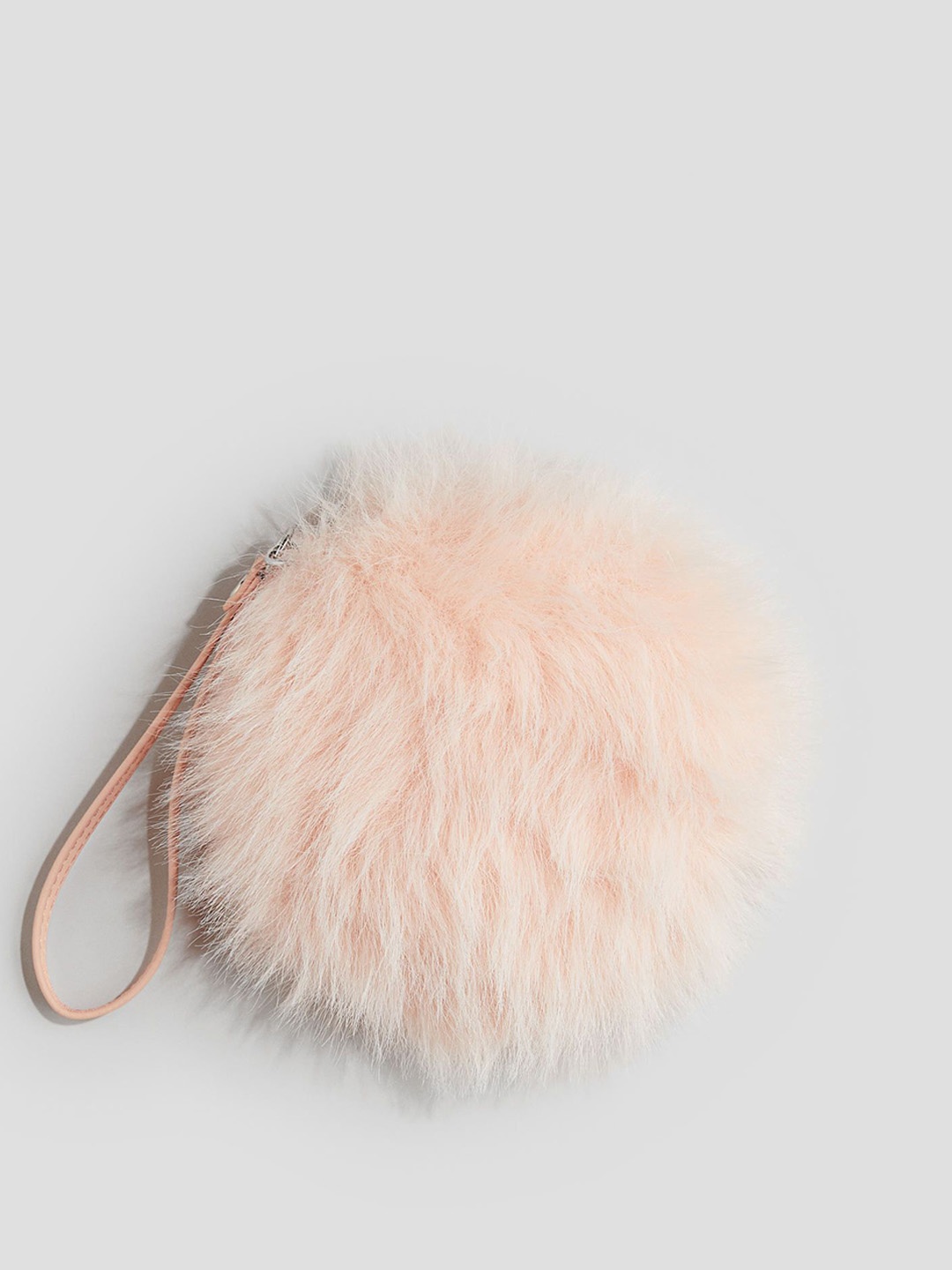 

H&M Girls Fluffy Round Handbag, Pink