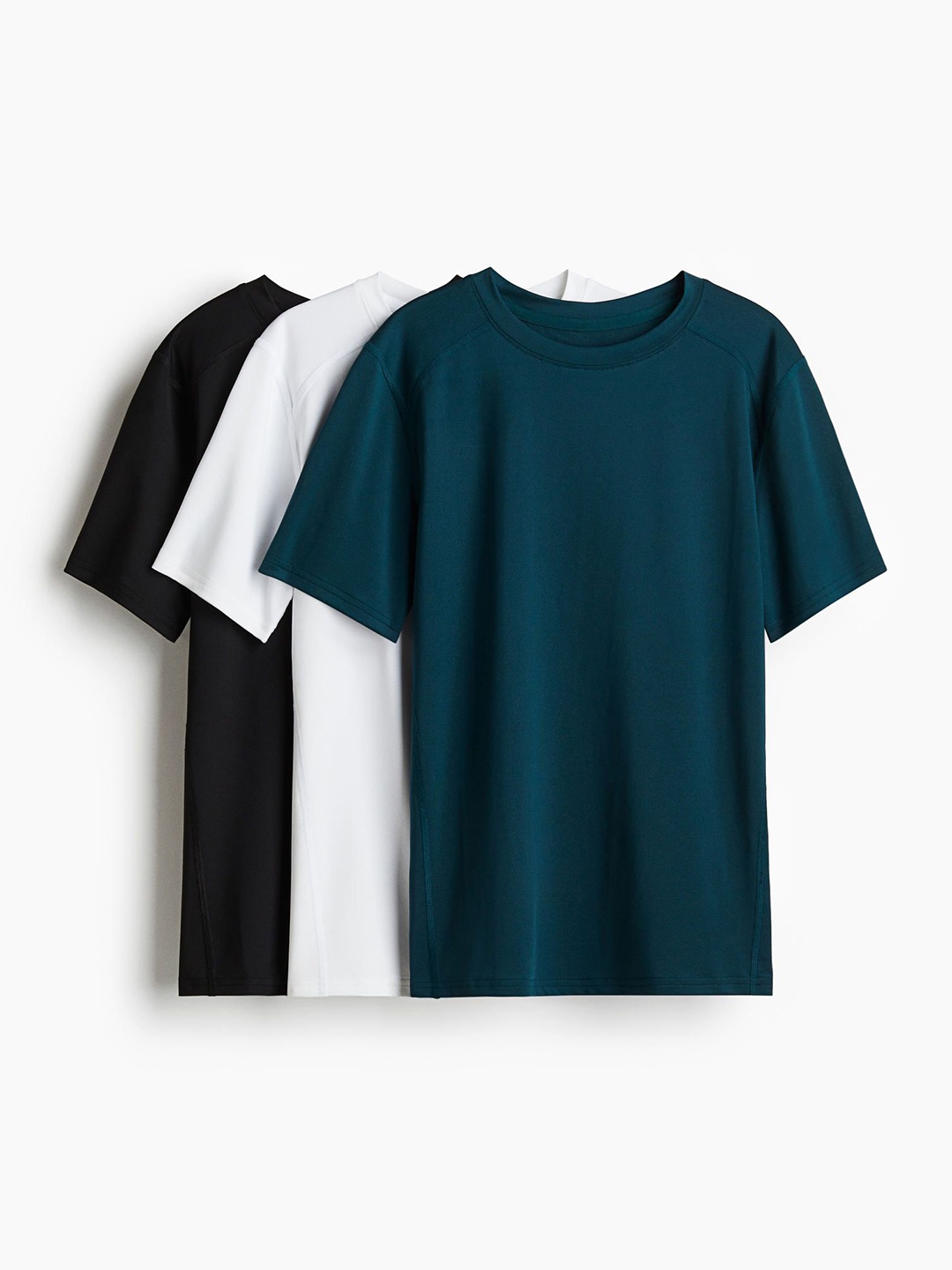 

H&M Boys Set Of 3 Sports Tops In DryMove, Turquoise blue