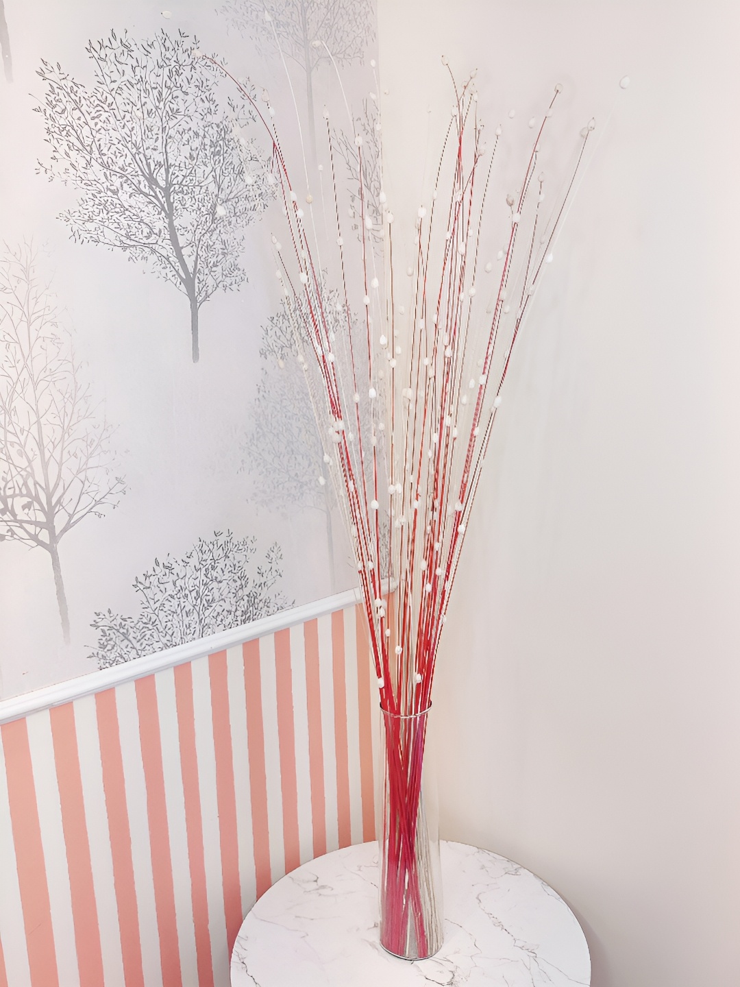 

Myntra Elegant Homes White 1 Bunch Blossom Bamboo Artificial Flower