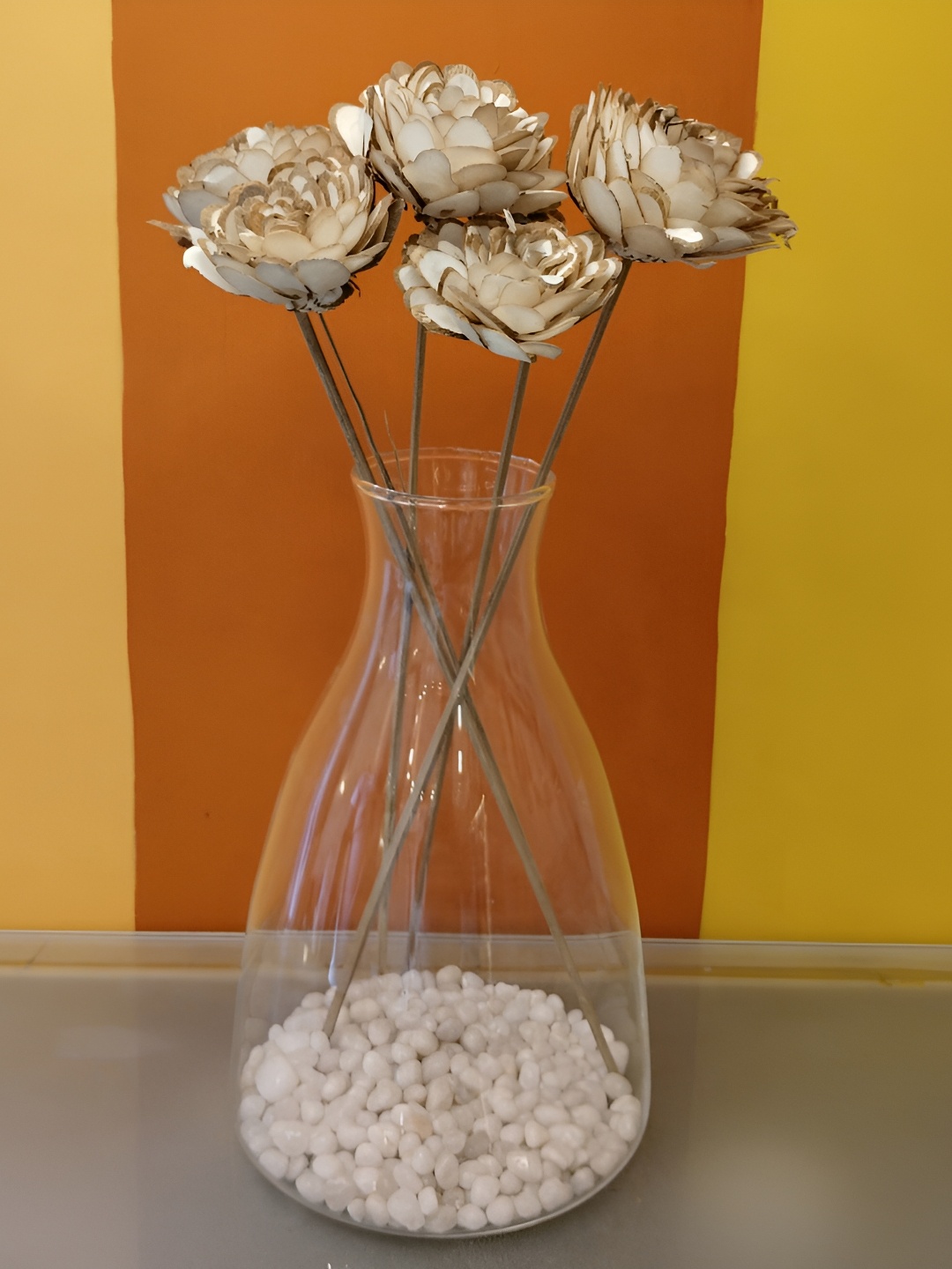 

Myntra Elegant Homes White 1 Bunch Clematis Artificial Flower