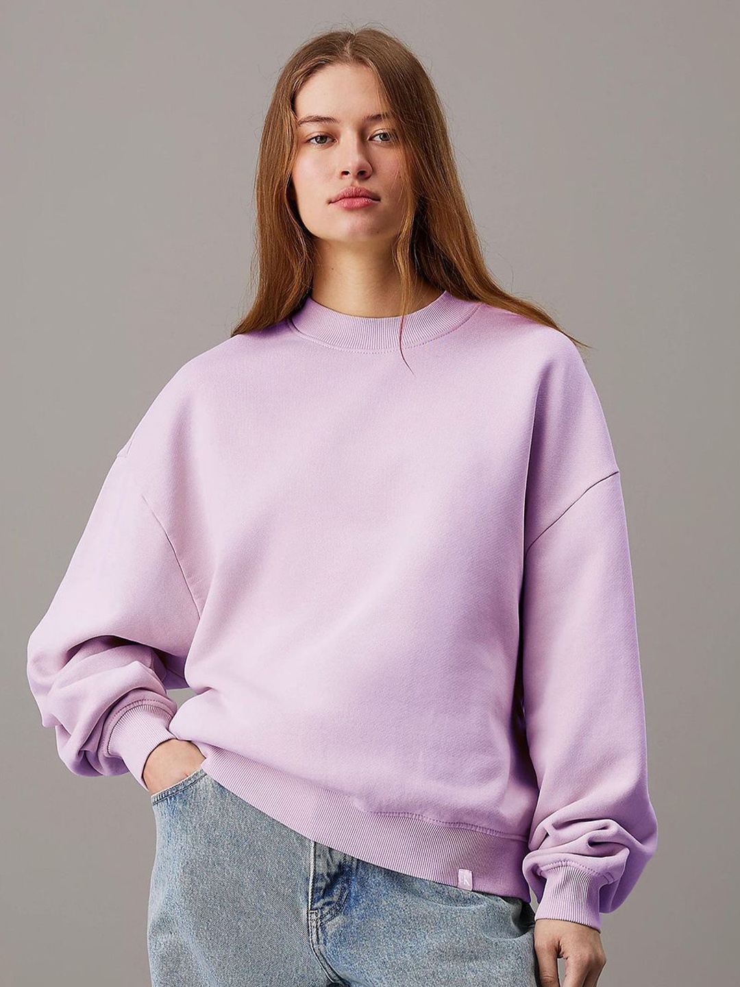 

Kotty Women Round Neck Sweatshirt, Purple