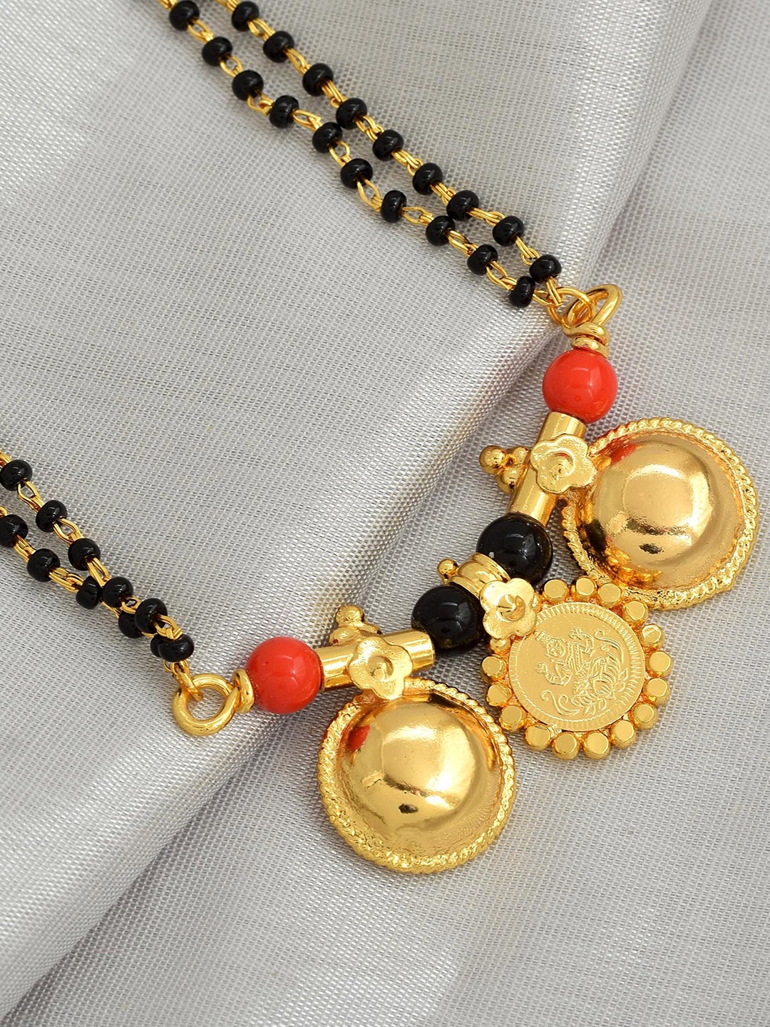 

MEMOIR Gold-Plated Beaded Mangalsutra