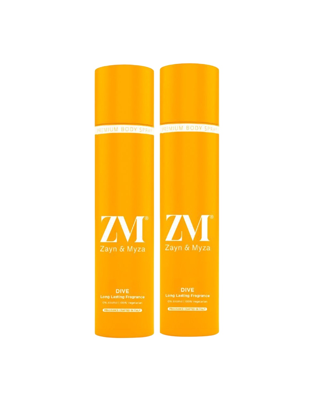 

ZM Zayn & Myza Set Of 2 Alcohol Free Deodorants- 150 ml Each, Transparent