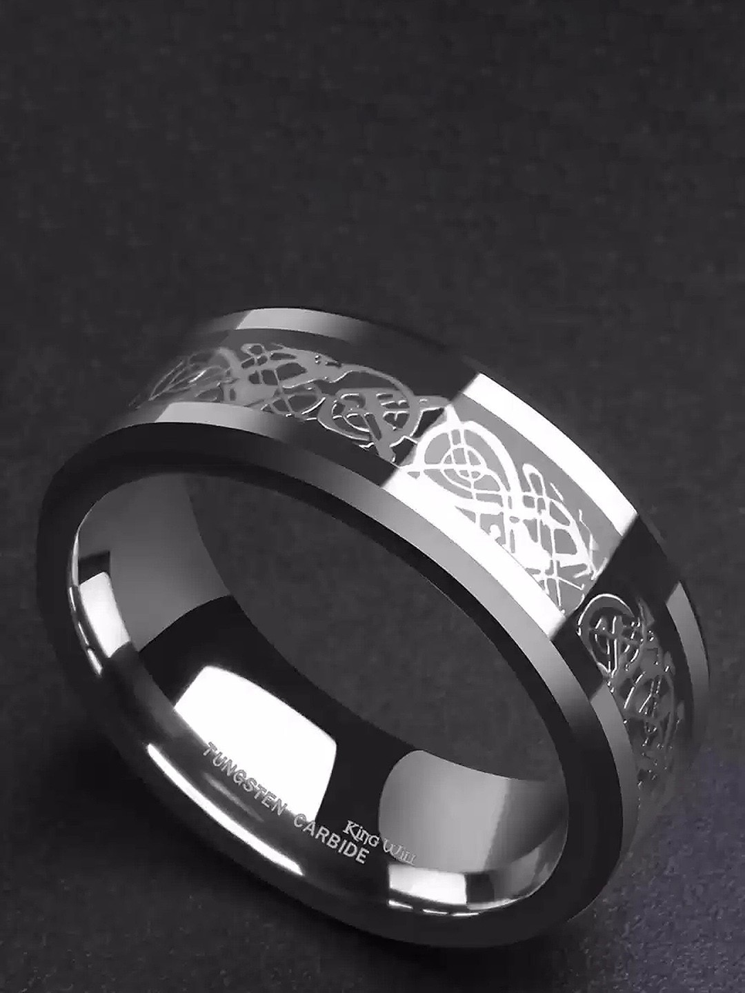 

Lila Stainless Steel Finger Ring, Silver