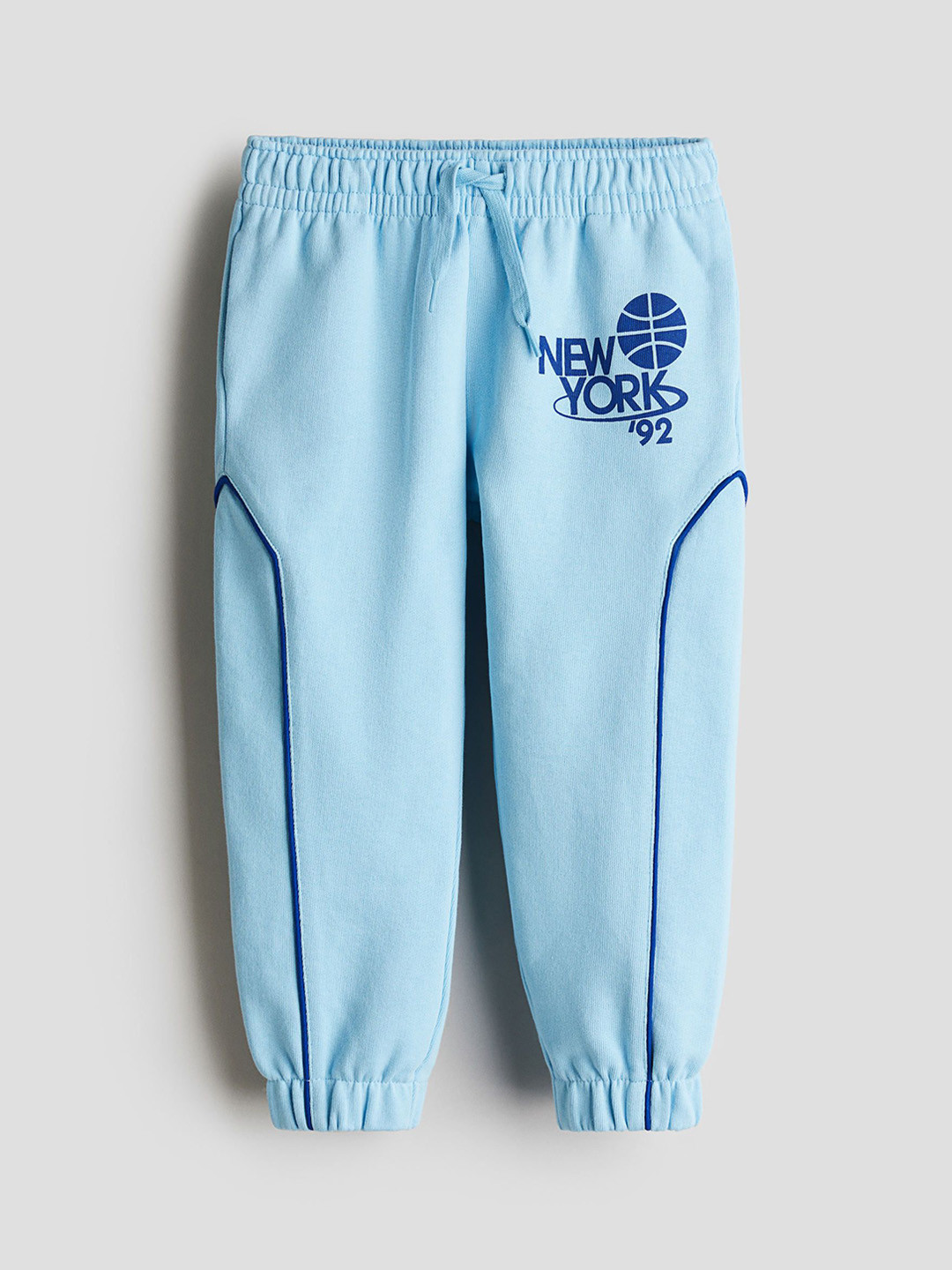 

H&M Boys Printed Joggers, Blue