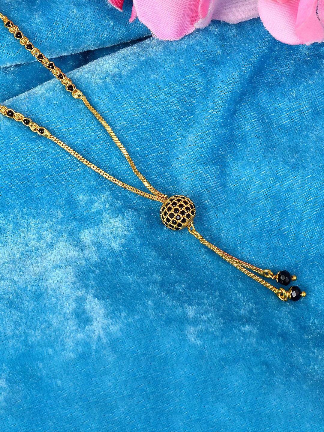 

MEMOIR Gold-Plated Beaded Mangalsutra