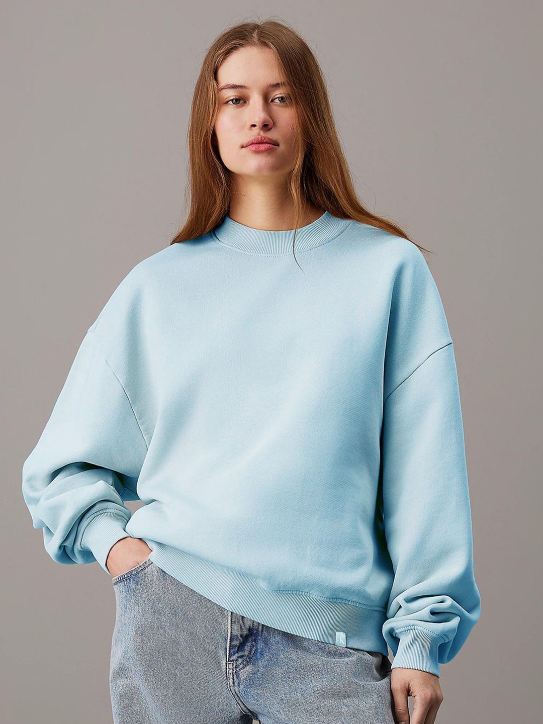 

Kotty Women Round Neck Sweatshirt, Blue