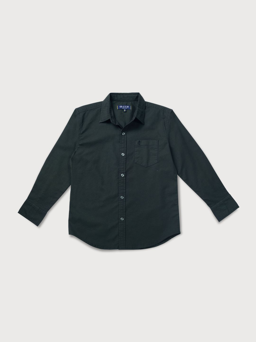 

Gini and Jony Boys Standard Opaque Casual Shirt, Olive
