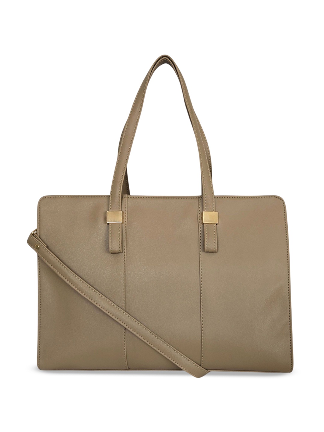 

Mast & Harbour PU Structured Shoulder Bag, Tan