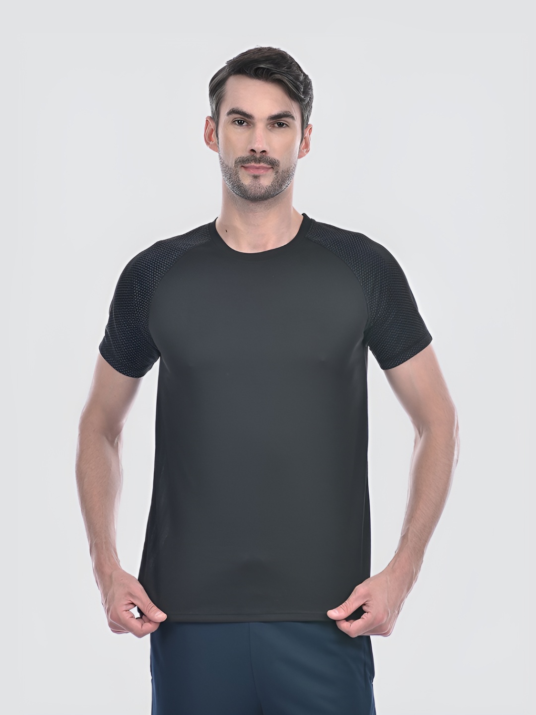 

PUMP'D Men Pockets T-shirt, Black
