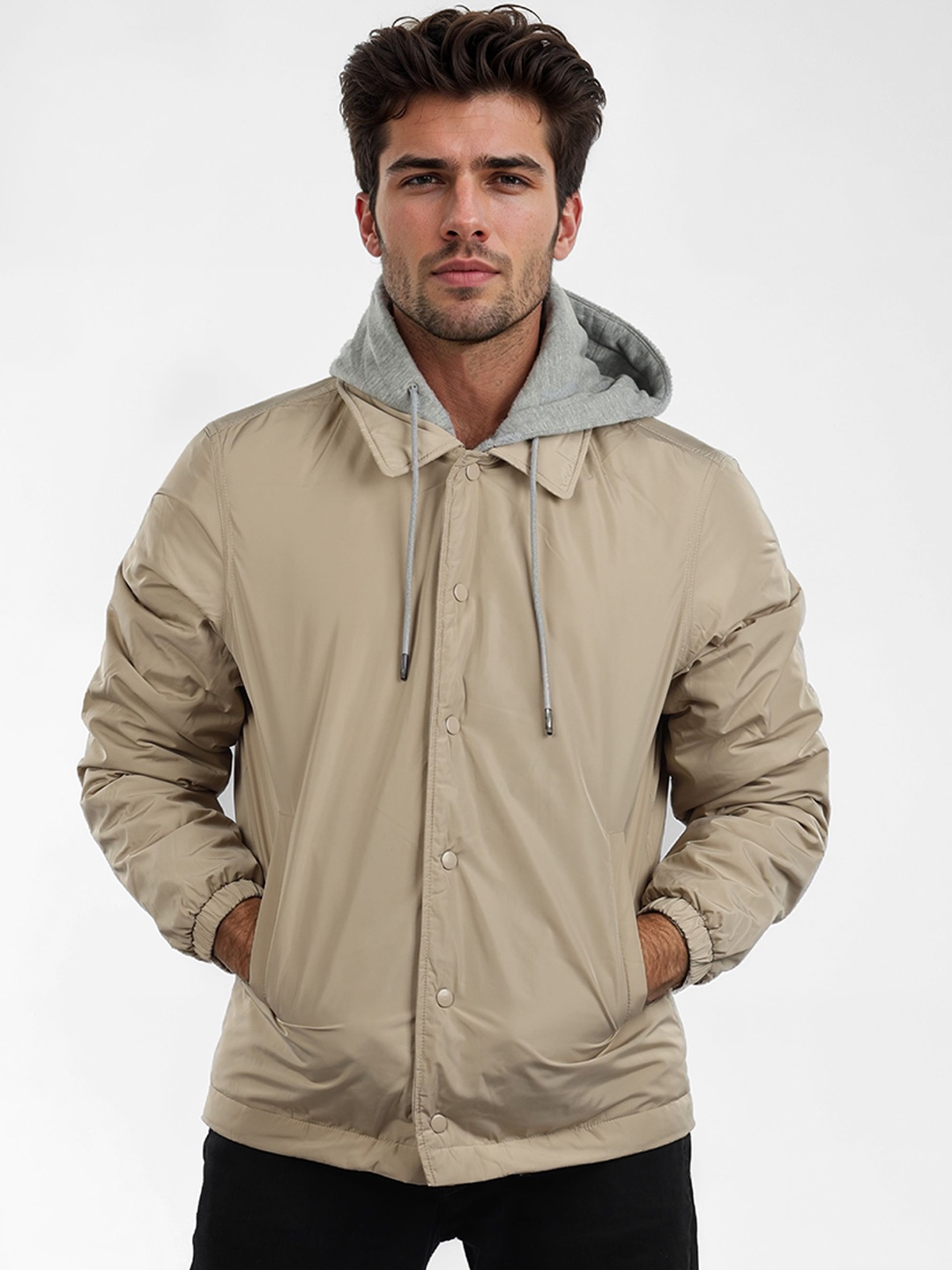 

Celio Men Lightweight Bomber Jacket, Beige