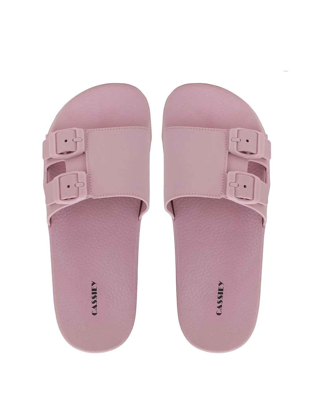 

CASSIEY Women Rubber Sliders, Pink