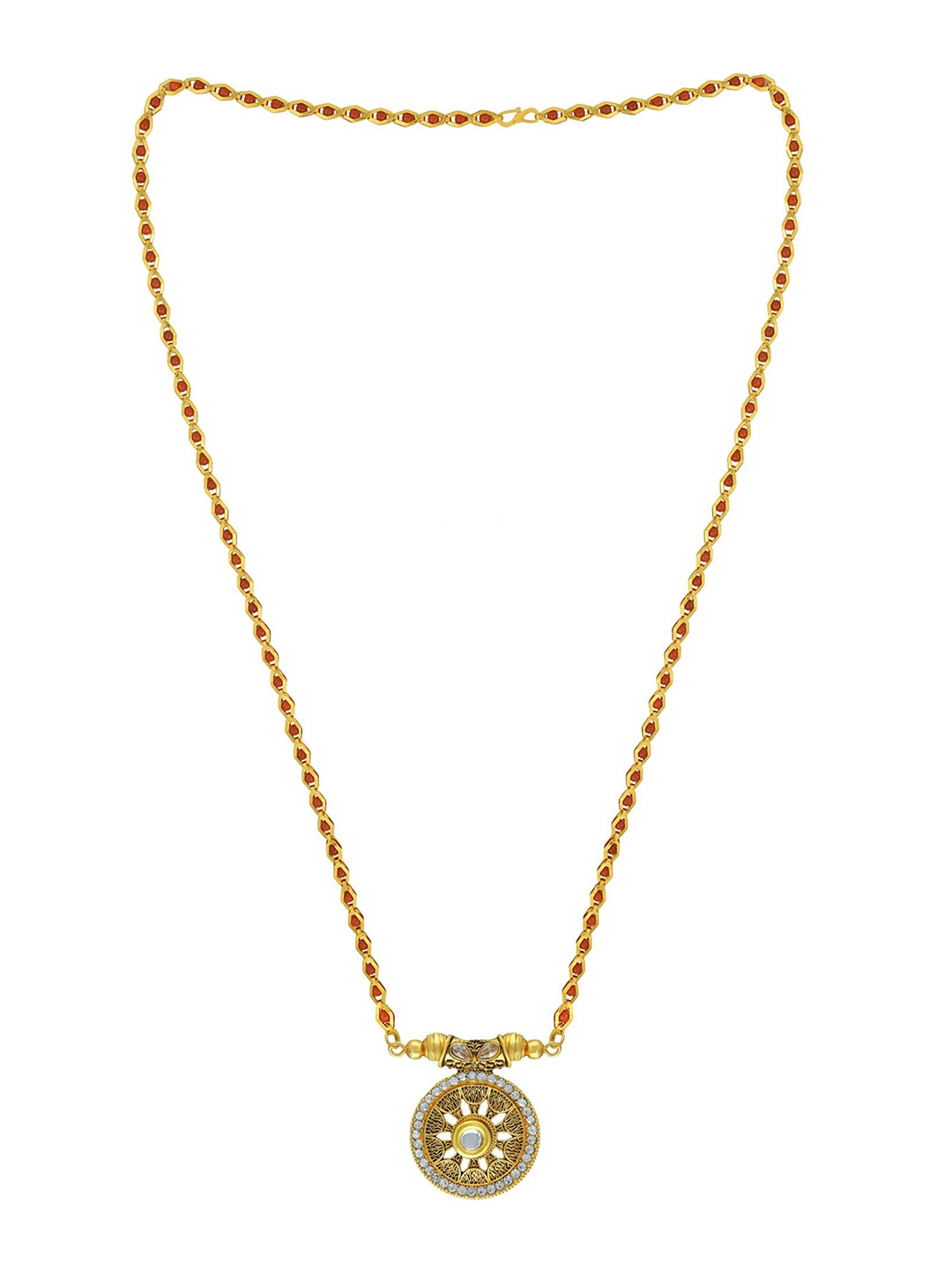 

MEMOIR Gold-Plated Artificial Beads Mangalsutra
