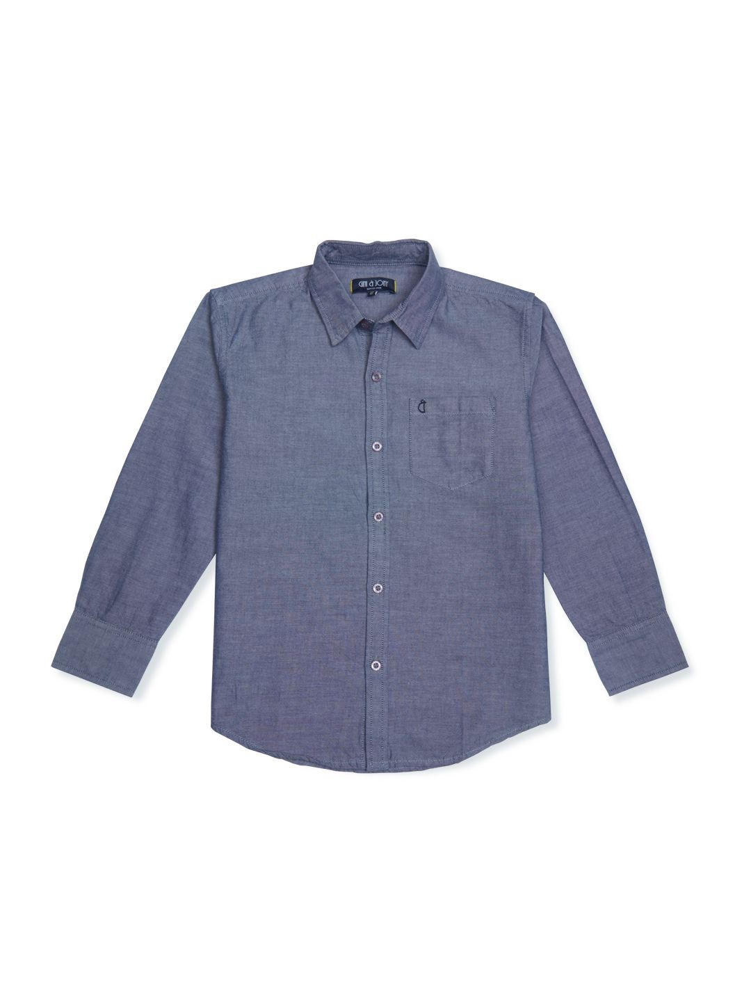 

Gini and Jony Boys Standard Opaque Casual Shirt, Blue