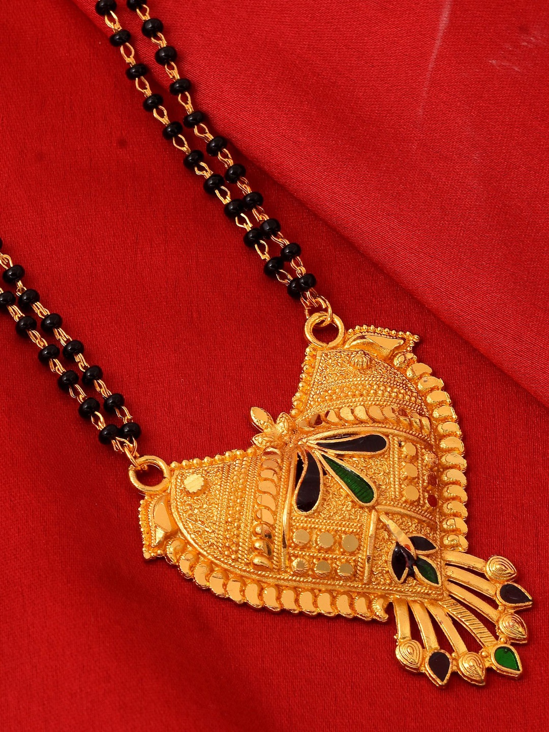 

MEMOIR Gold-Plated Beaded Mangalsutra