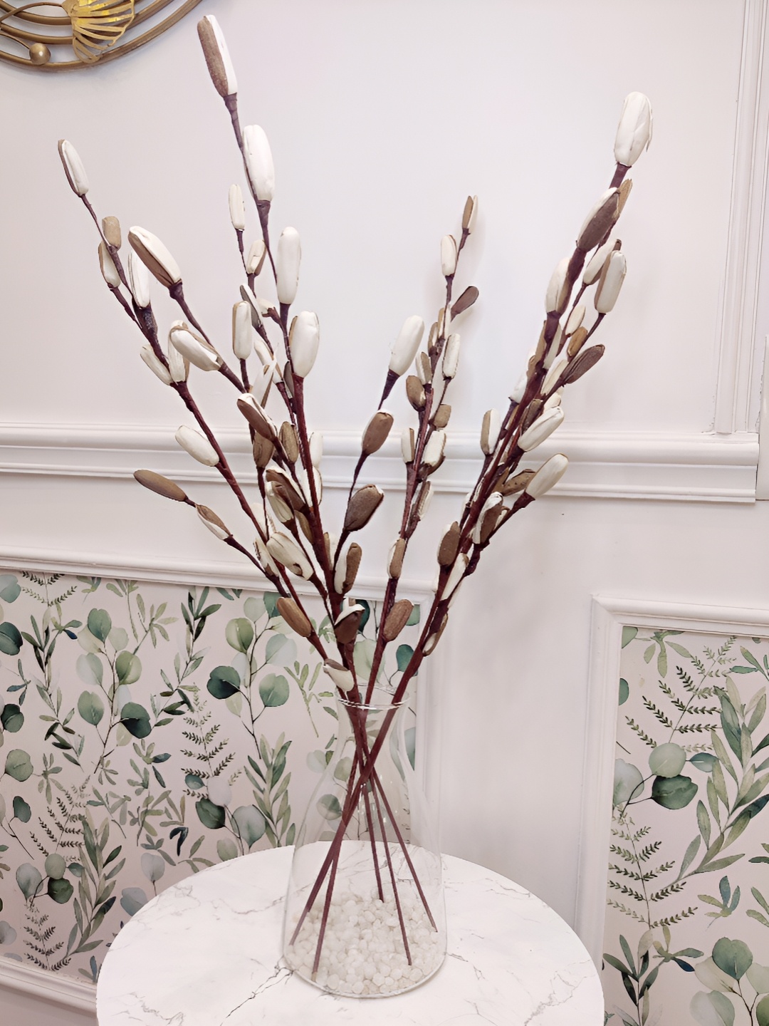 

Myntra Elegant Homes White 1 Bunch Croton Artificial Flower