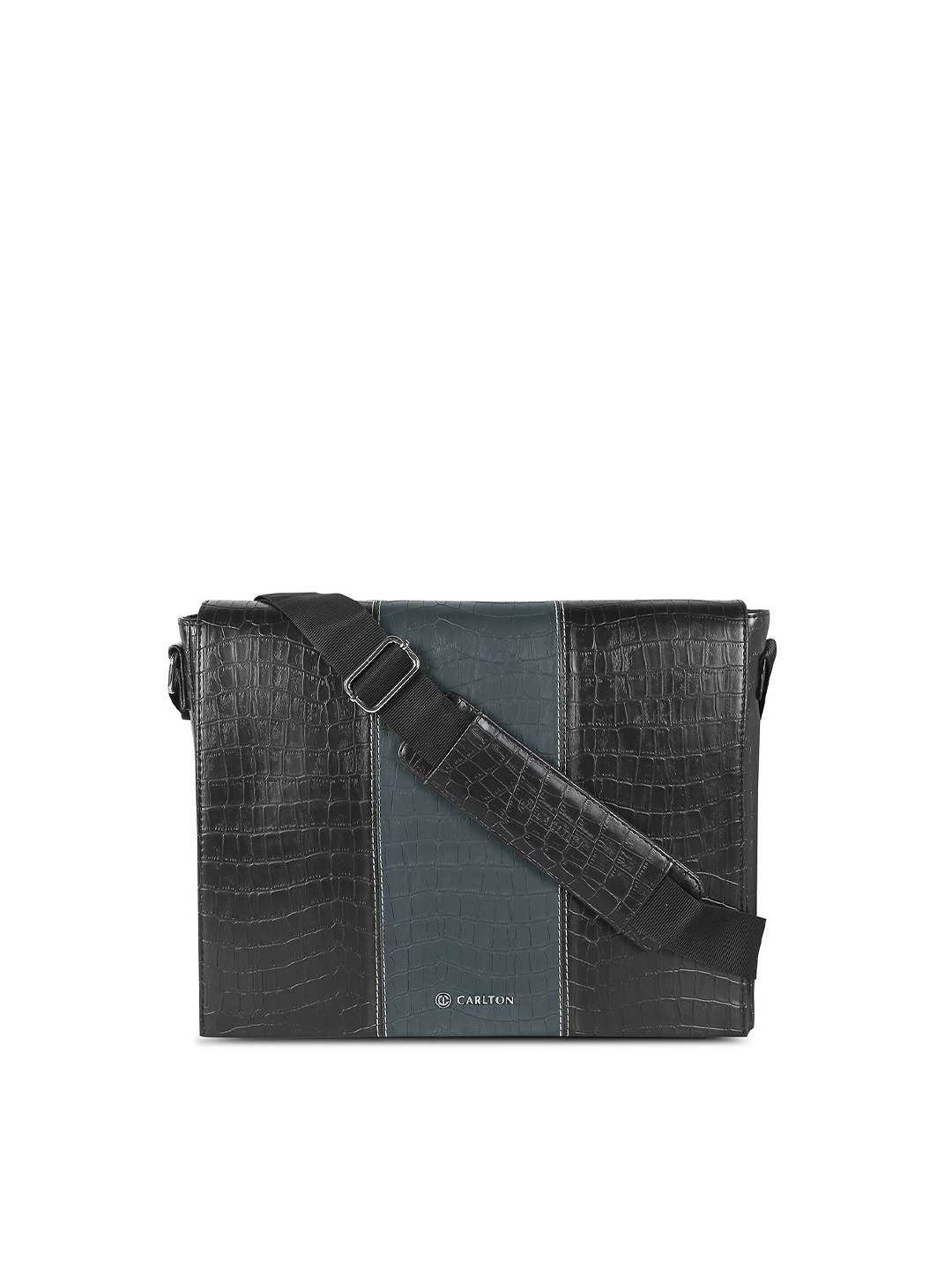 

CARLTON Unisex Messenger Bag, Black