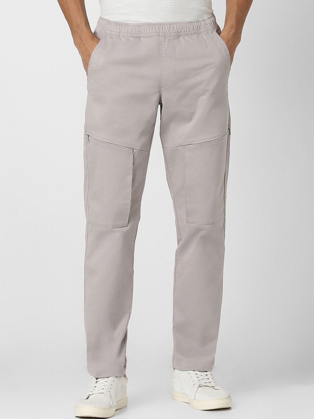 

Van Heusen Sport Men Slim Fit Mid-Rise Cotton Trouser, Grey