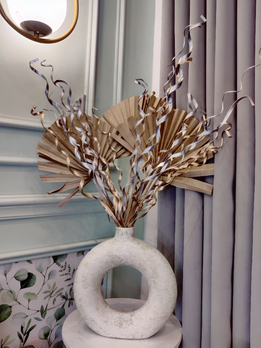 

Myntra Elegant Homes Beige 1 Bunch Solanum Palm Artificial Flower
