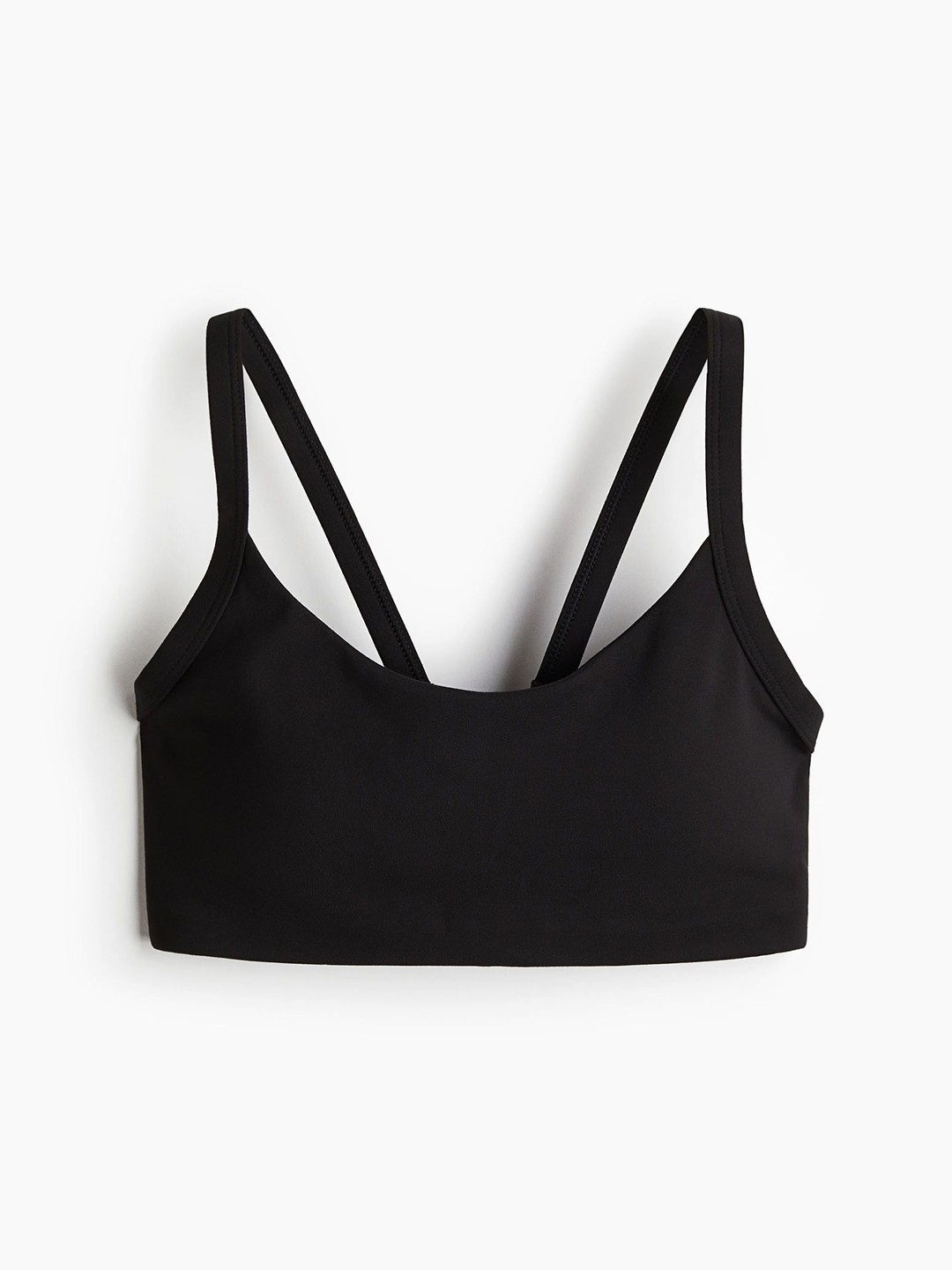 

H&M Women Medium Support Sports Bra In SoftMove, Black