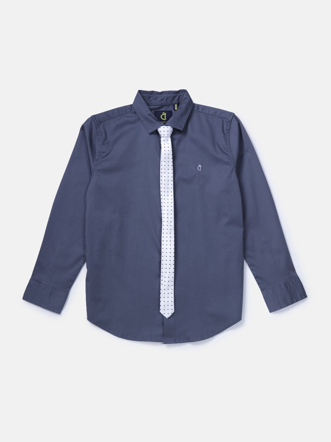 

Gini and Jony Boys Standard Opaque Casual Shirt, Navy blue