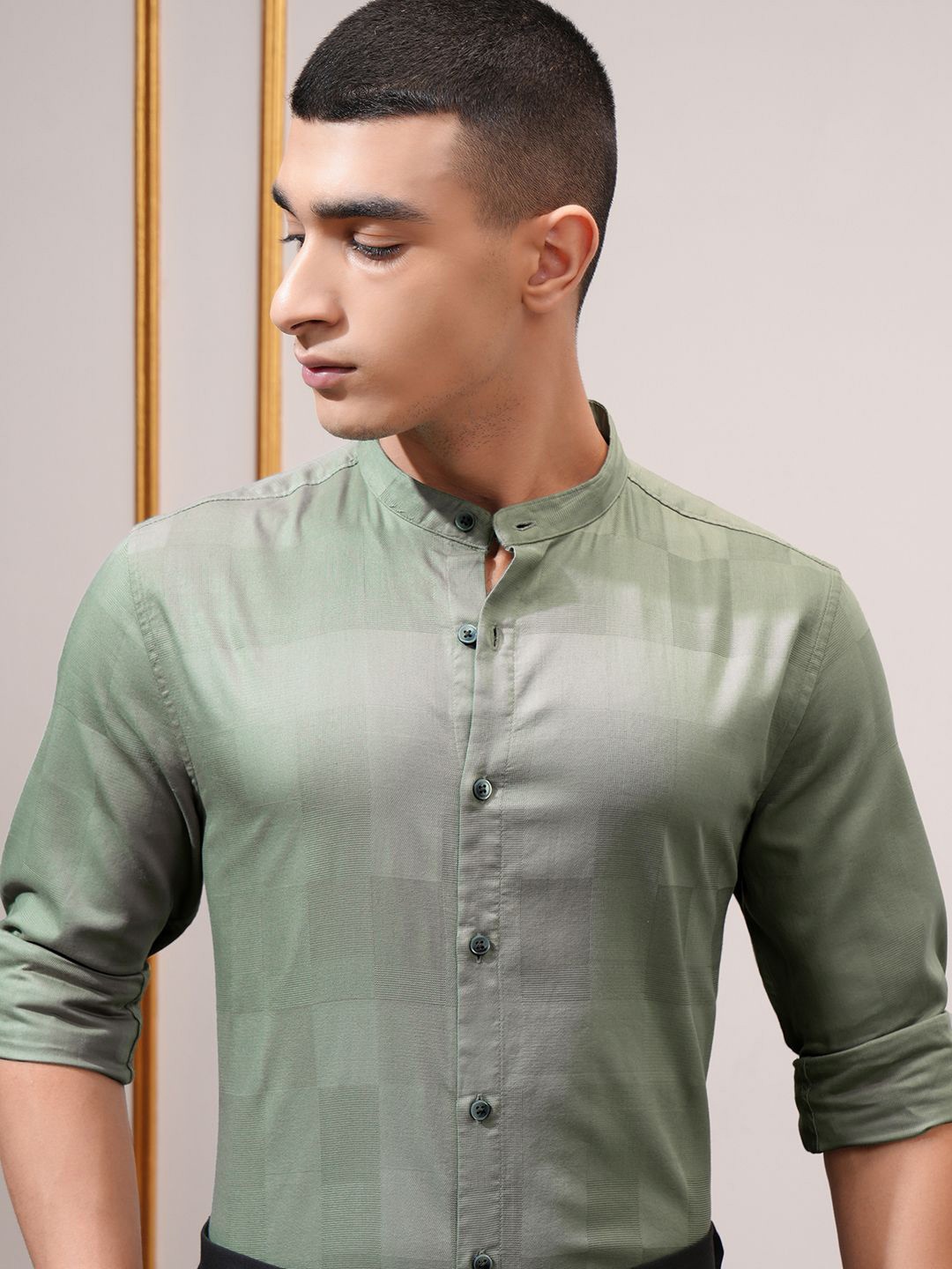 

HIGHLANDER Men Opaque Casual Shirt, Green