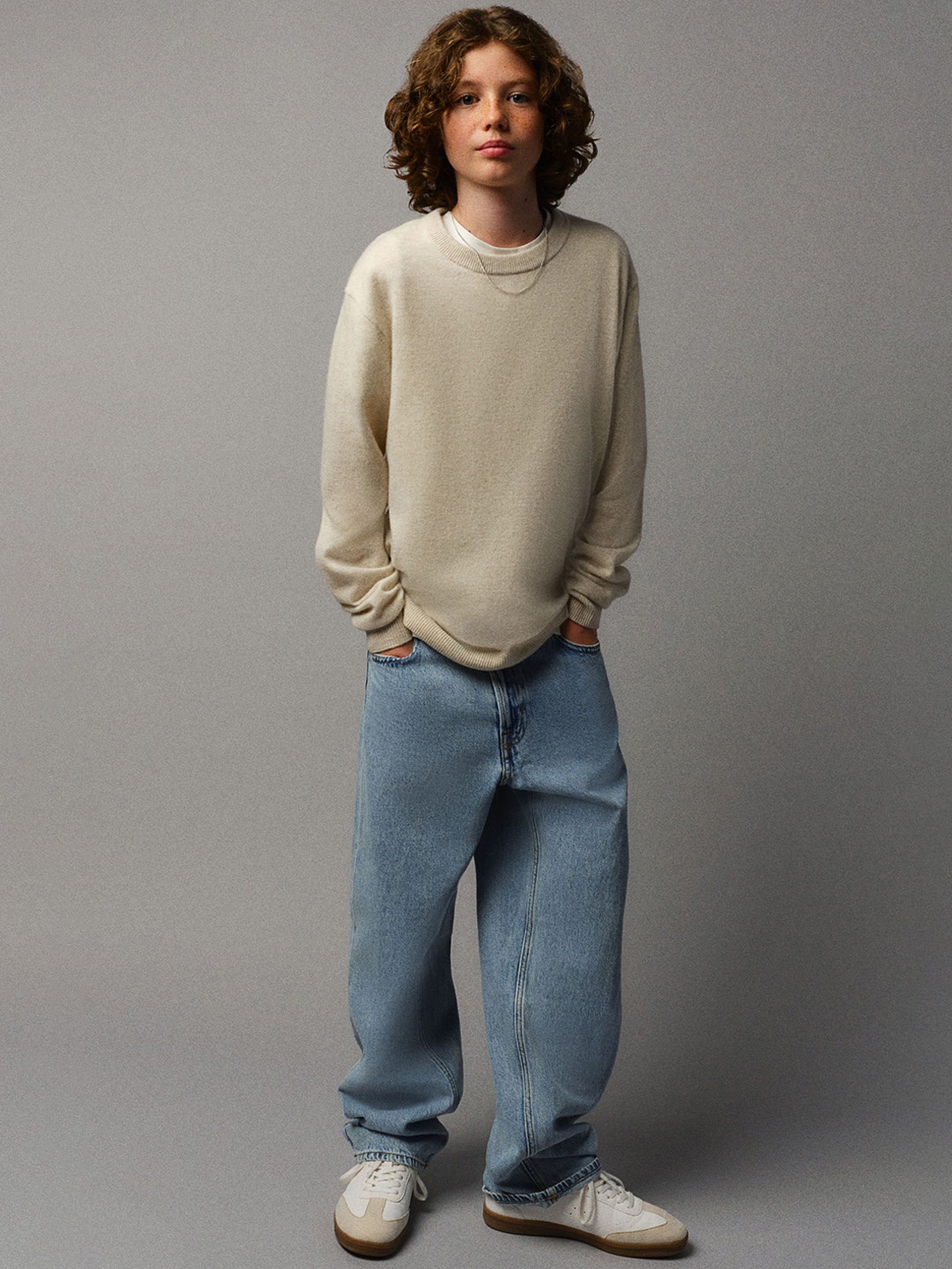 

H&M Boys Loose Fit Jeans, Blue