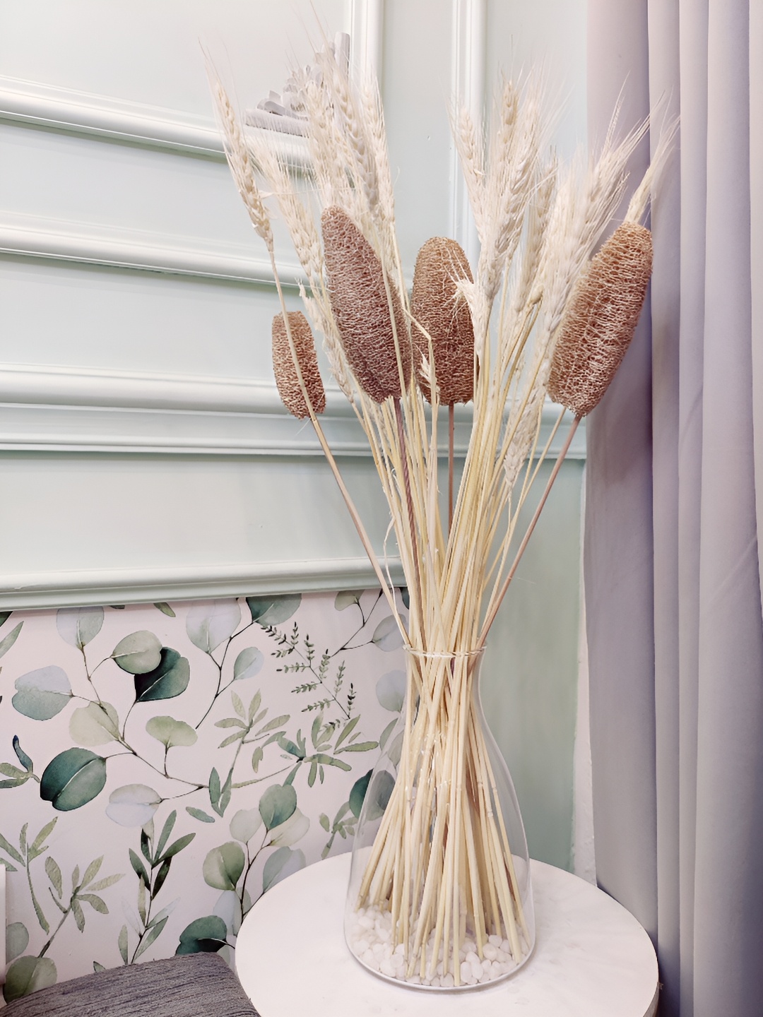 

Myntra Elegant Homes White 1 Bunch Crocus Asparagus Artificial Flower