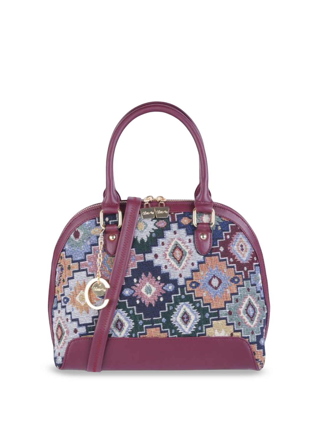 

Cheemo Half Moon Satchel, Burgundy