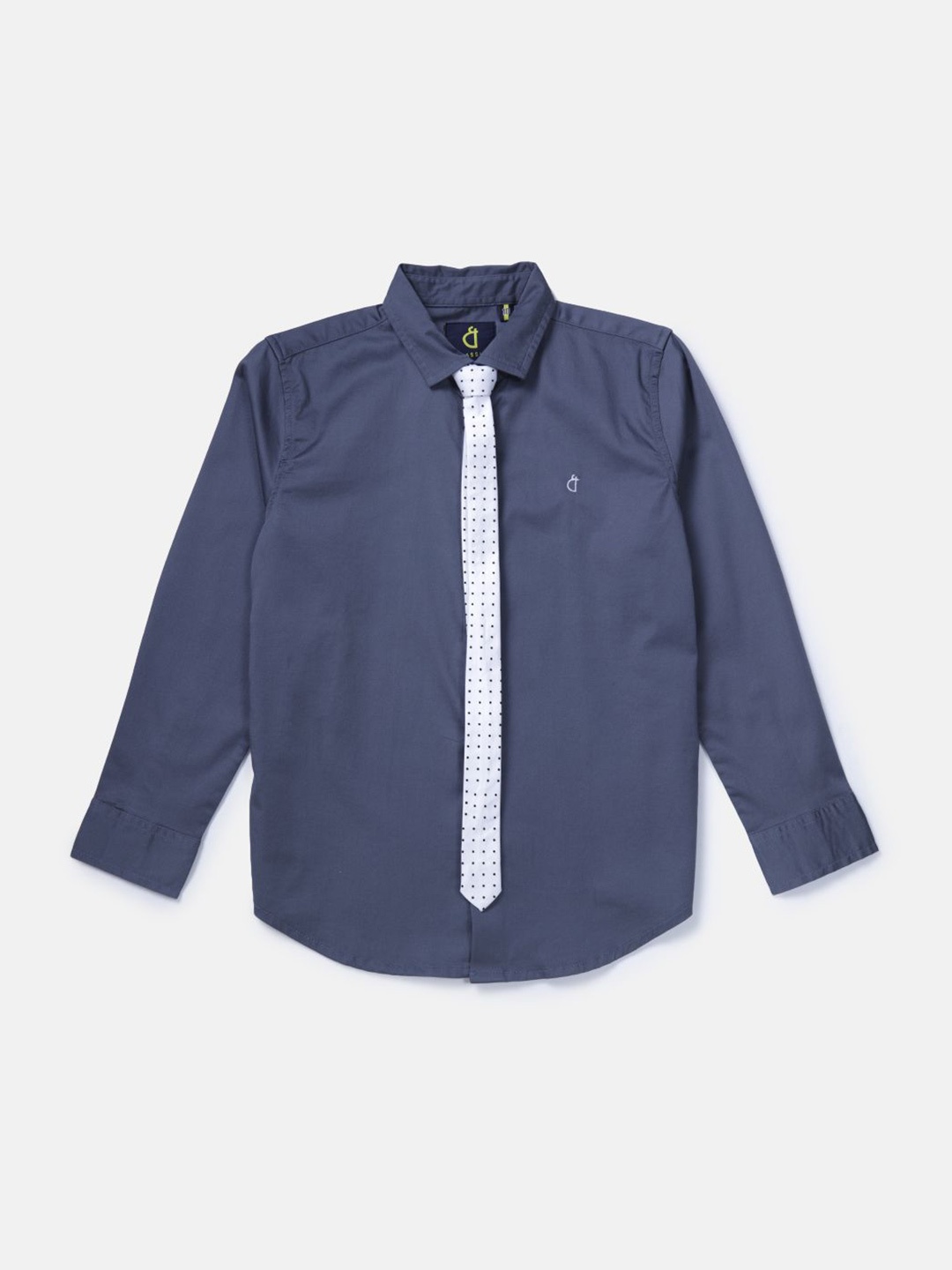 

Gini and Jony Boys Standard Opaque Casual Shirt, Navy blue