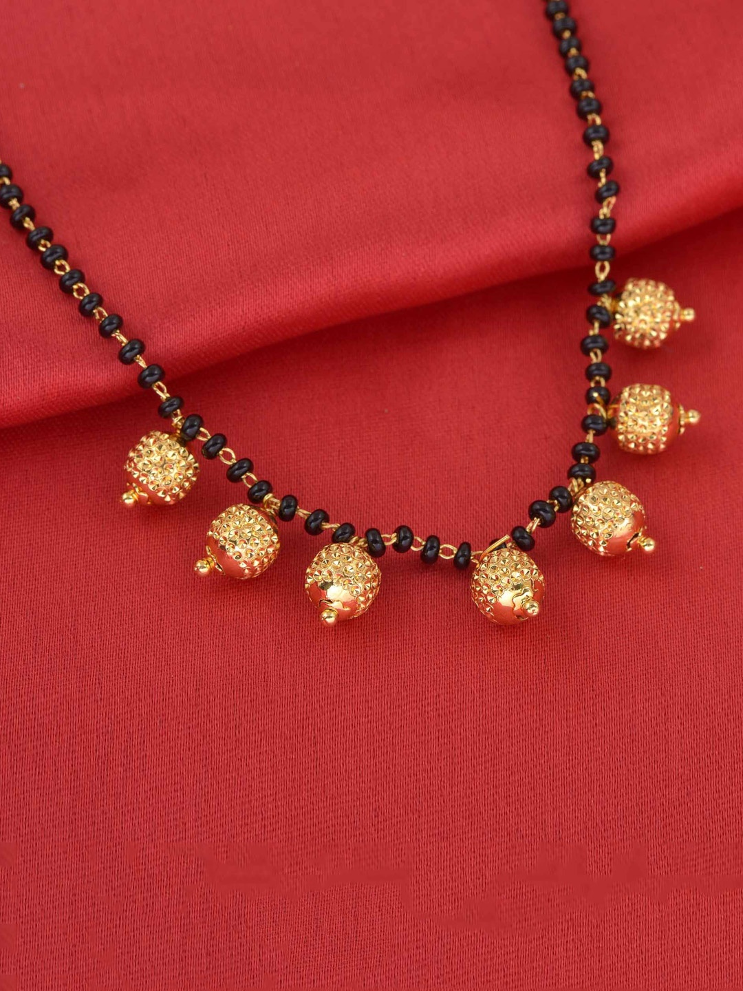 

MEMOIR Gold-Plated Beaded Mangalsutra