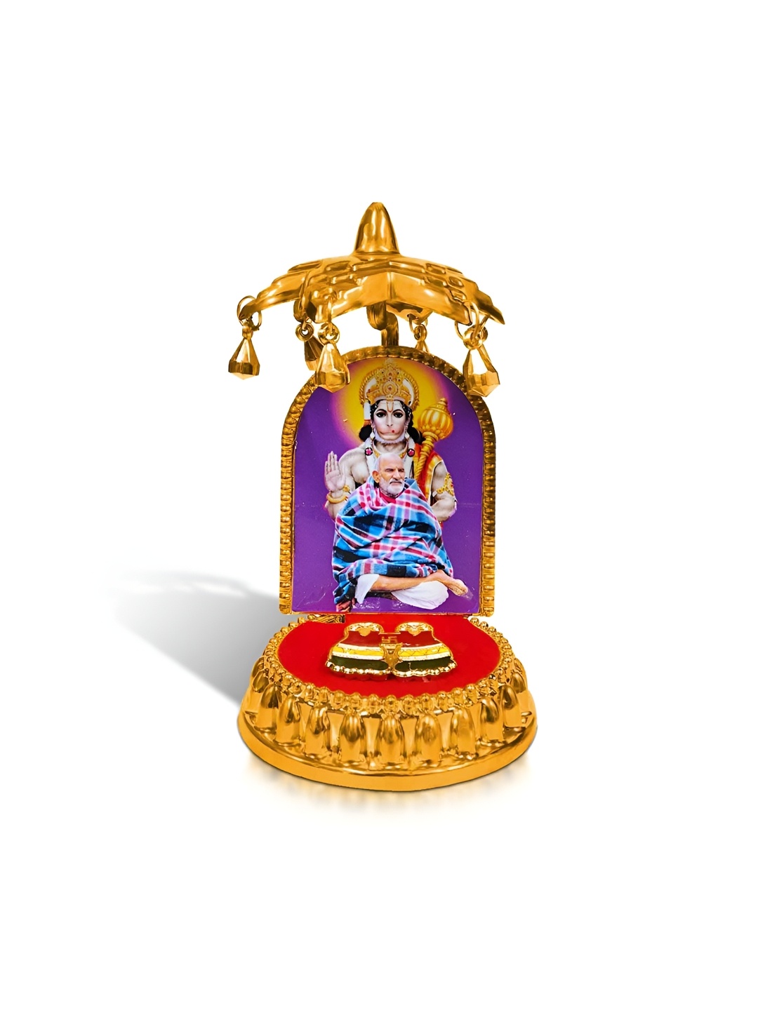 

Adhvik Gold-Toned Religious Figurine Showpiece