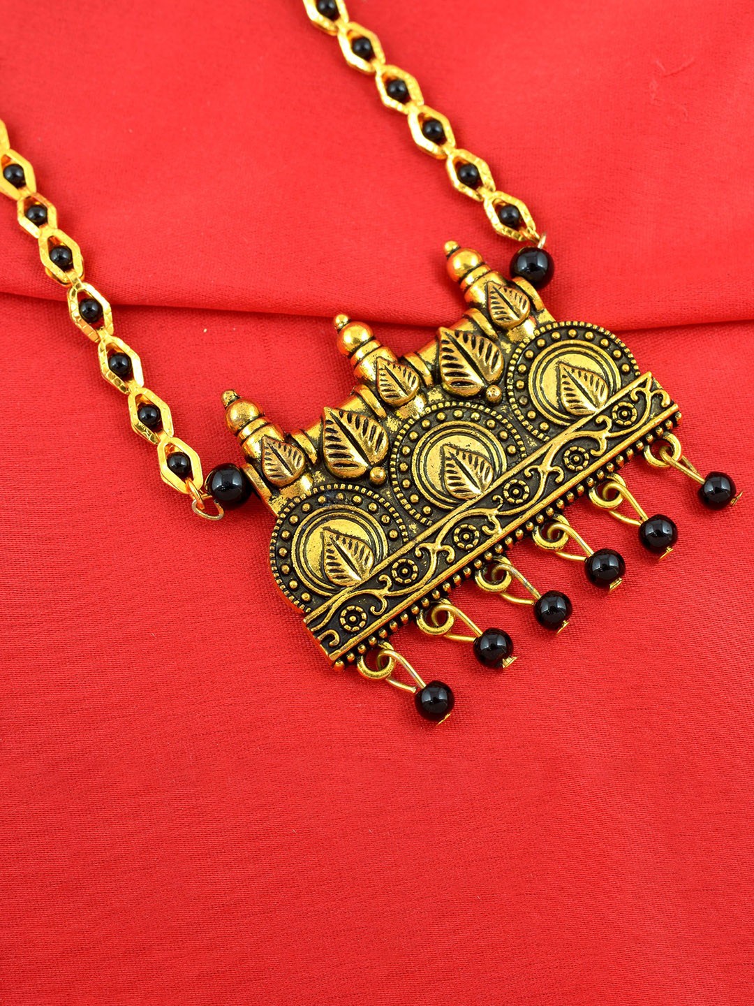 

MEMOIR Gold-Plated Beaded Mangalsutra