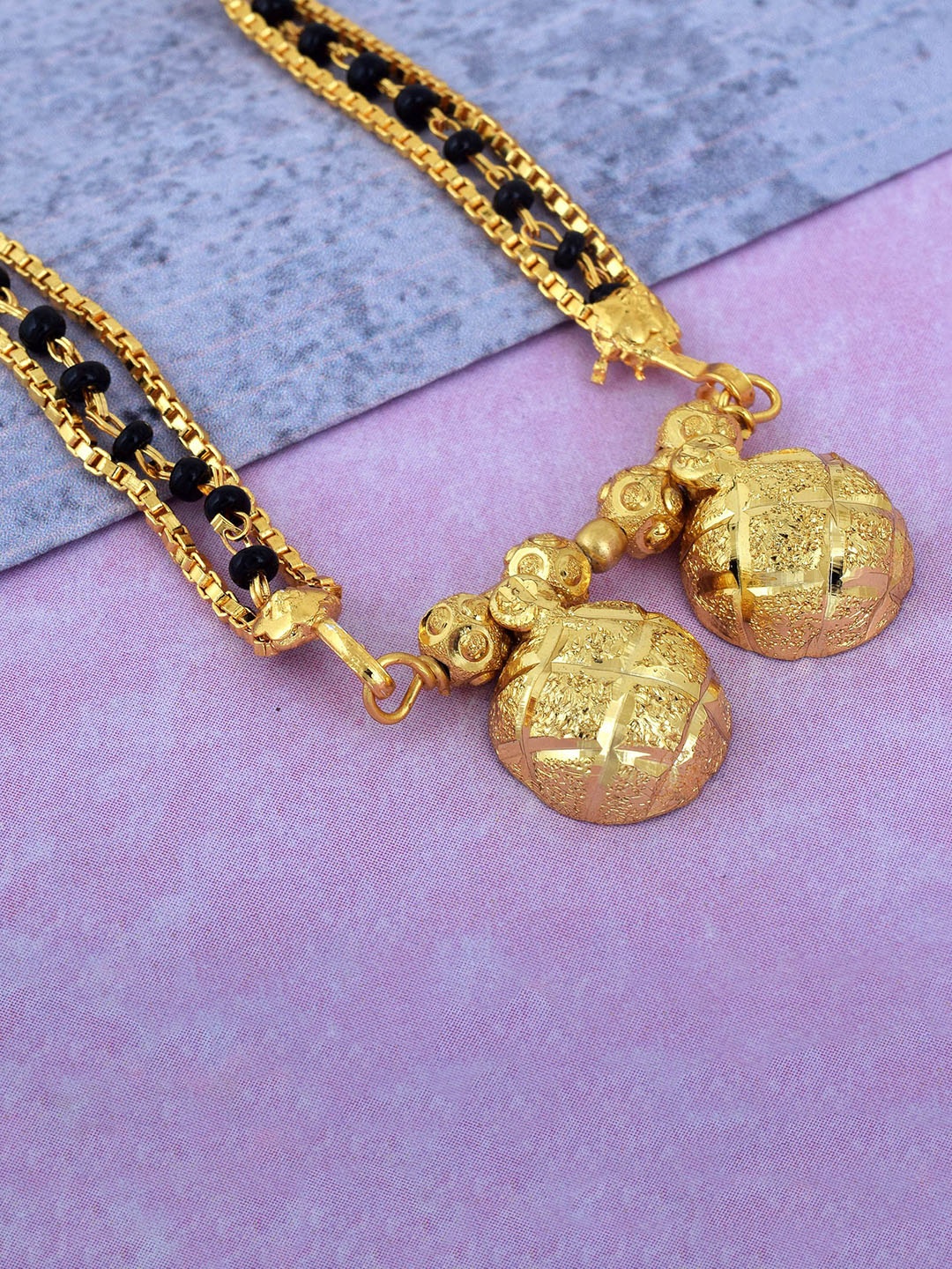 

MEMOIR Gold-Plated Beaded Mangalsutra