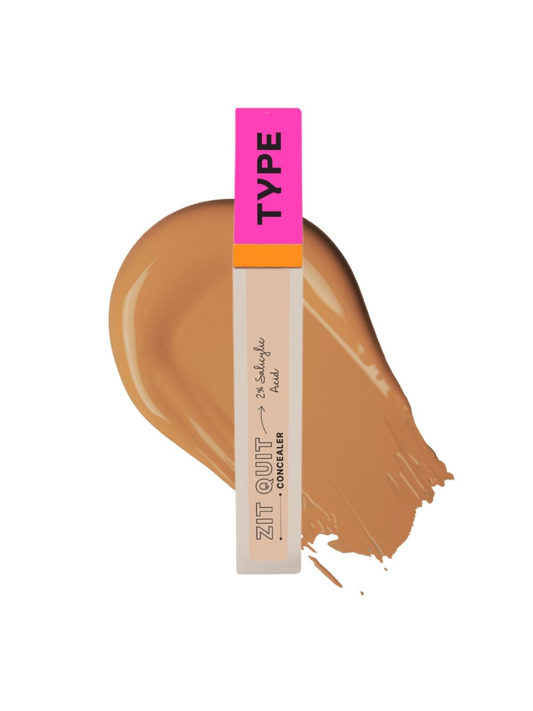 

TYPE BEAUTY INC Zit Quit Liquid Concealer With 2% Salicylic Acid - 8 ml - Latte 25, Brown