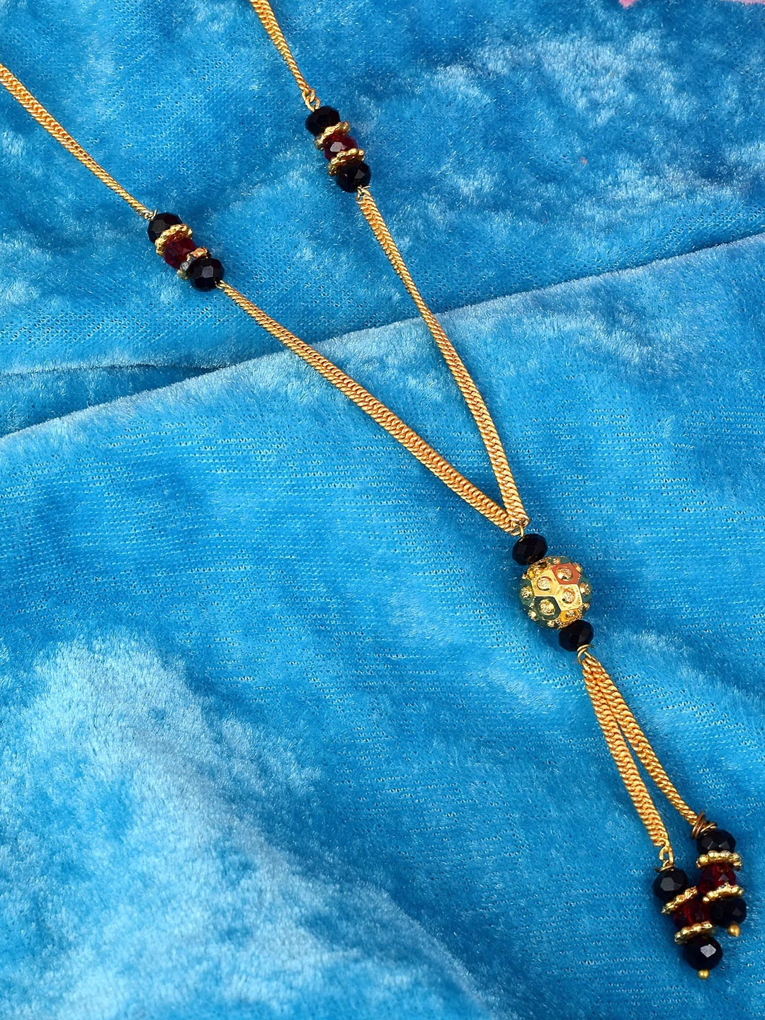 

MEMOIR Gold-Plated Beaded Mangalsutra