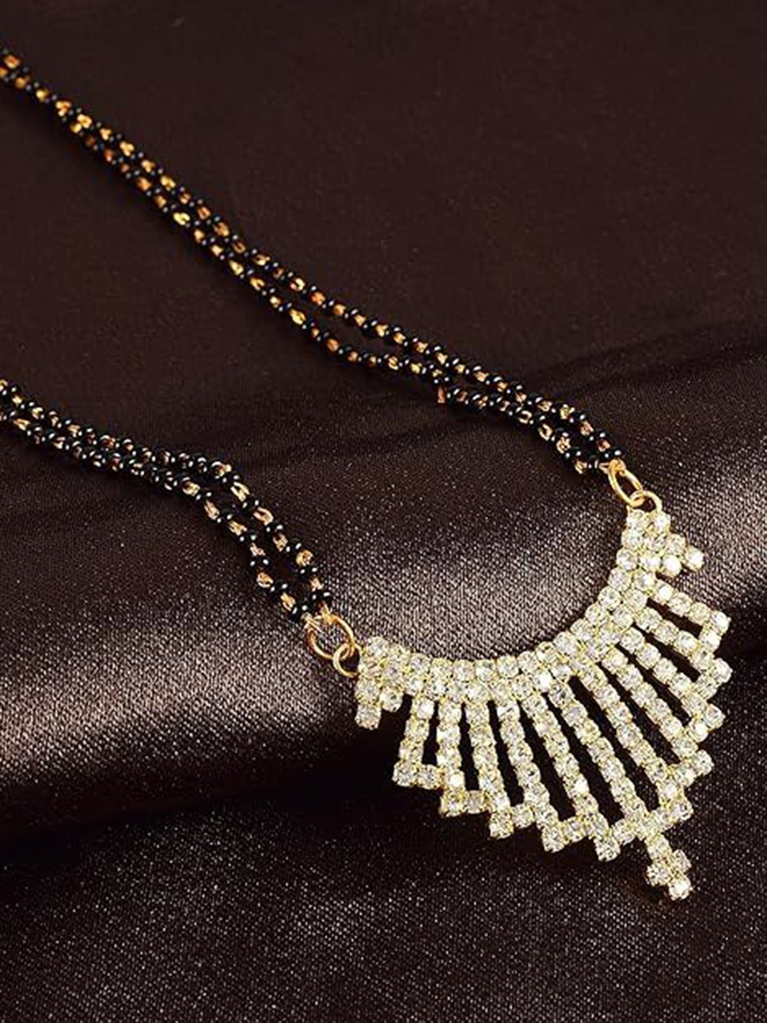 

MEMOIR Gold-Plated Beaded Mangalsutra