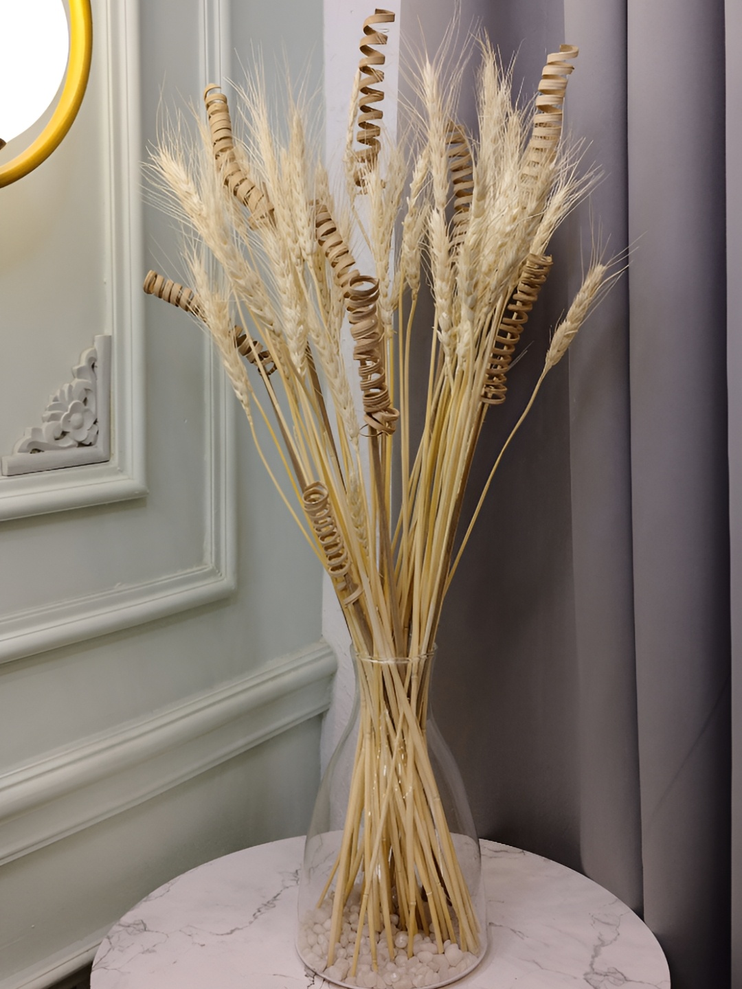 

Myntra Elegant Homes White 1 Bunch Susan Grass Artificial Flower