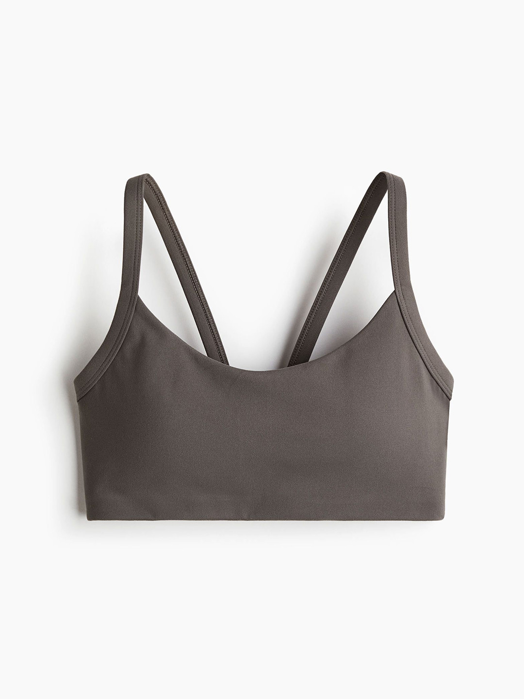 

H&M Women Medium Support Sports Bra In SoftMove, Grey