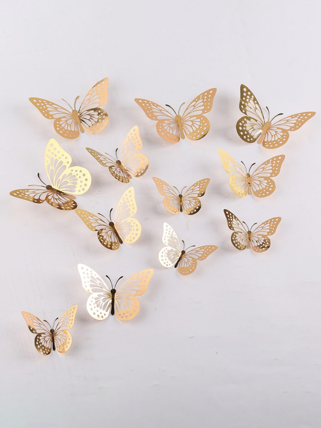 

Asian royal Yellow & Black Butterfly Printed Water Proof Wall Stickers
