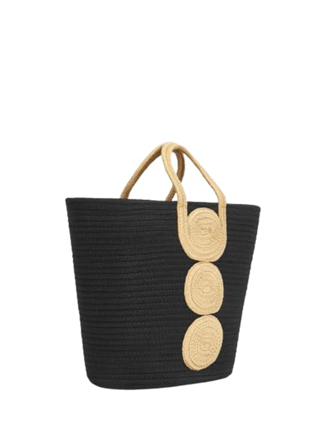 

Textile and Beyond Structured Sling Bag, Black