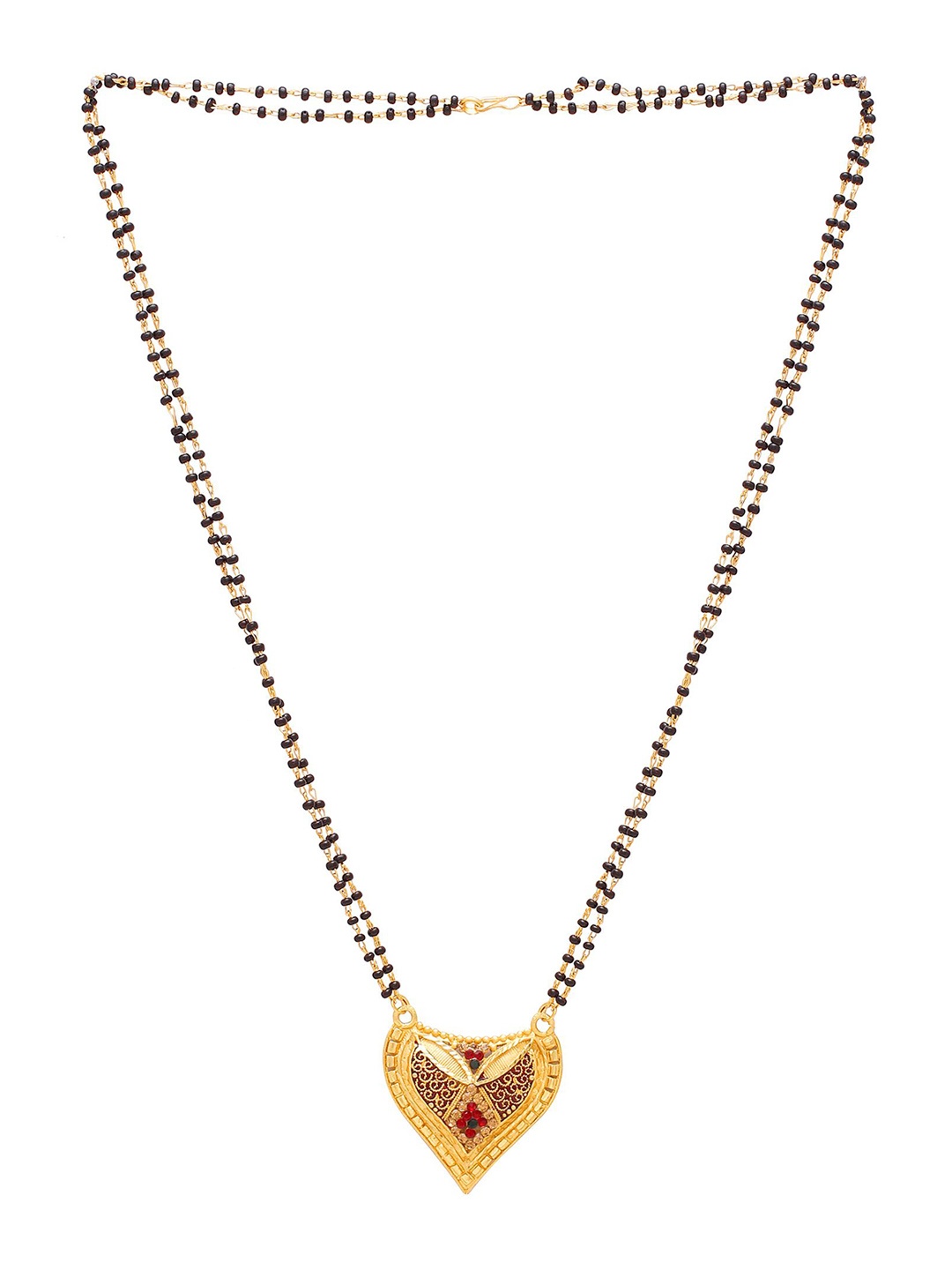 

MEMOIR Gold-Plated Artificial Beads Mangalsutra