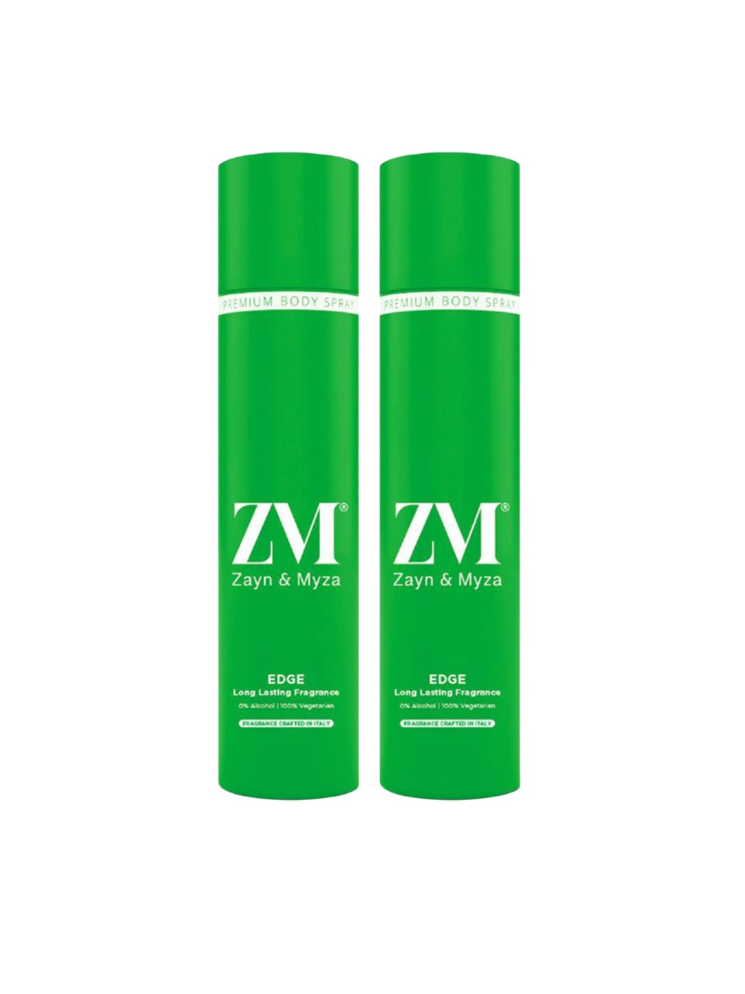 

ZM Zayn & Myza Set Of 2 Edge Non Alcoholic Deodorant Body Spray-150ml Each, Green